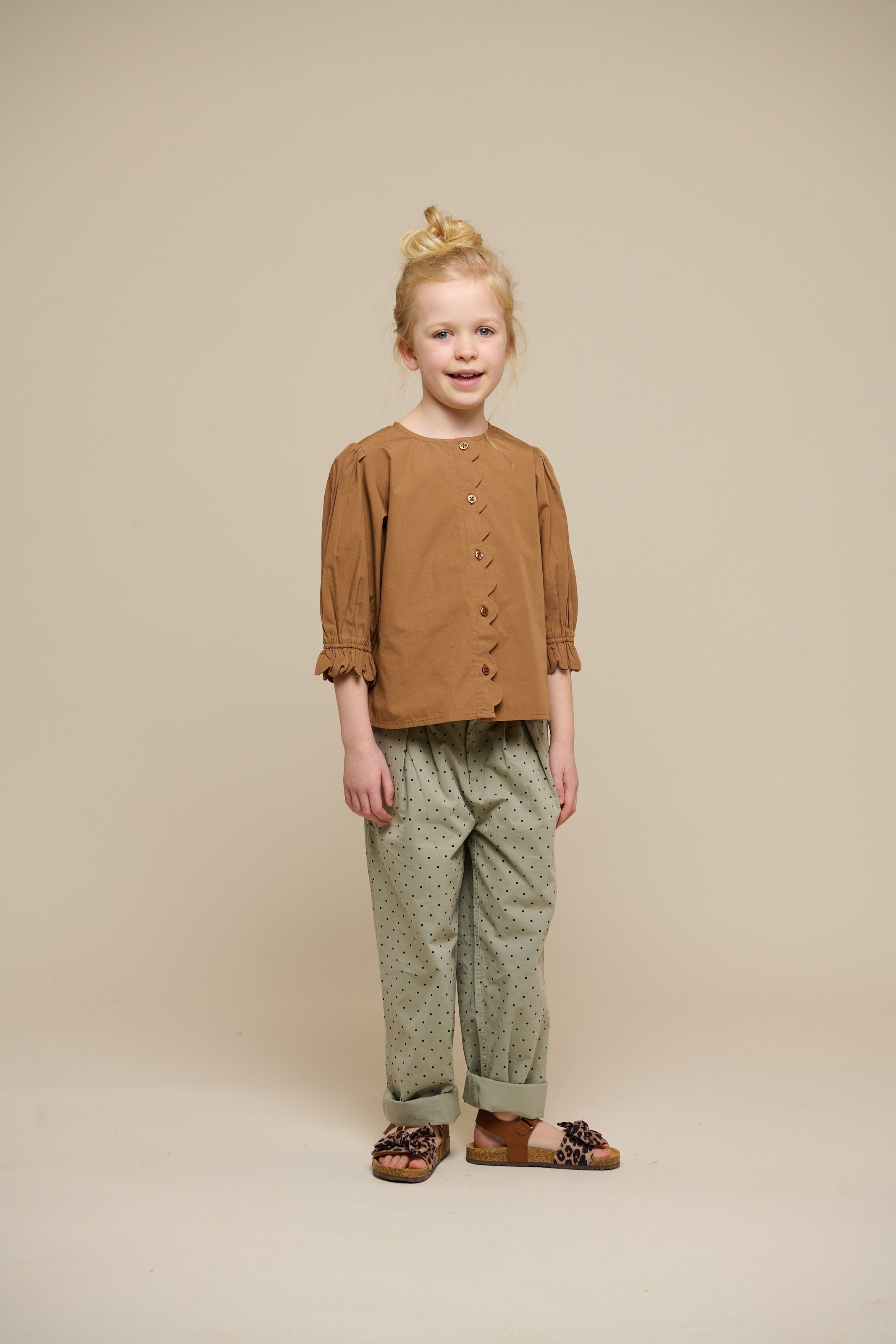 Popelinebluse mit Muschelkante - Tween - Coconut | 101077 Joy