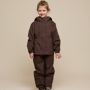 Shell Jacke mit Kordelzug - Tween - Chocolate | 100498 Lucy