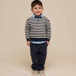 Canvas-Hose - Kids - Navy | 101134 Isack