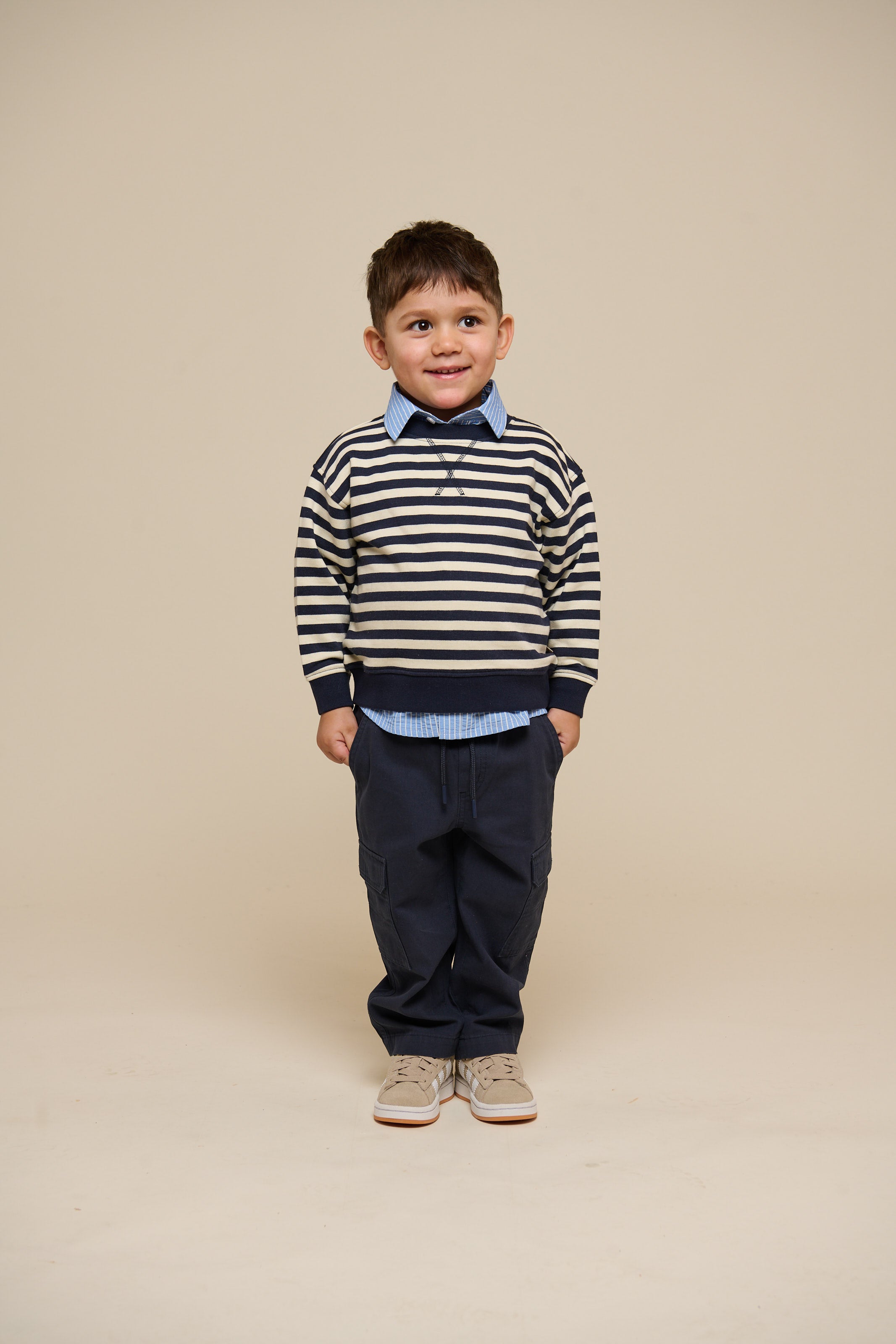 Canvas-Hose - Kids - Navy | 101134 Isack