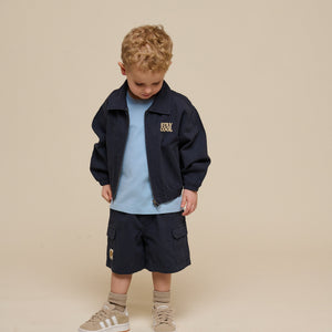 Canvas Bomberjacke - Kids - Navy | 101138 Isack