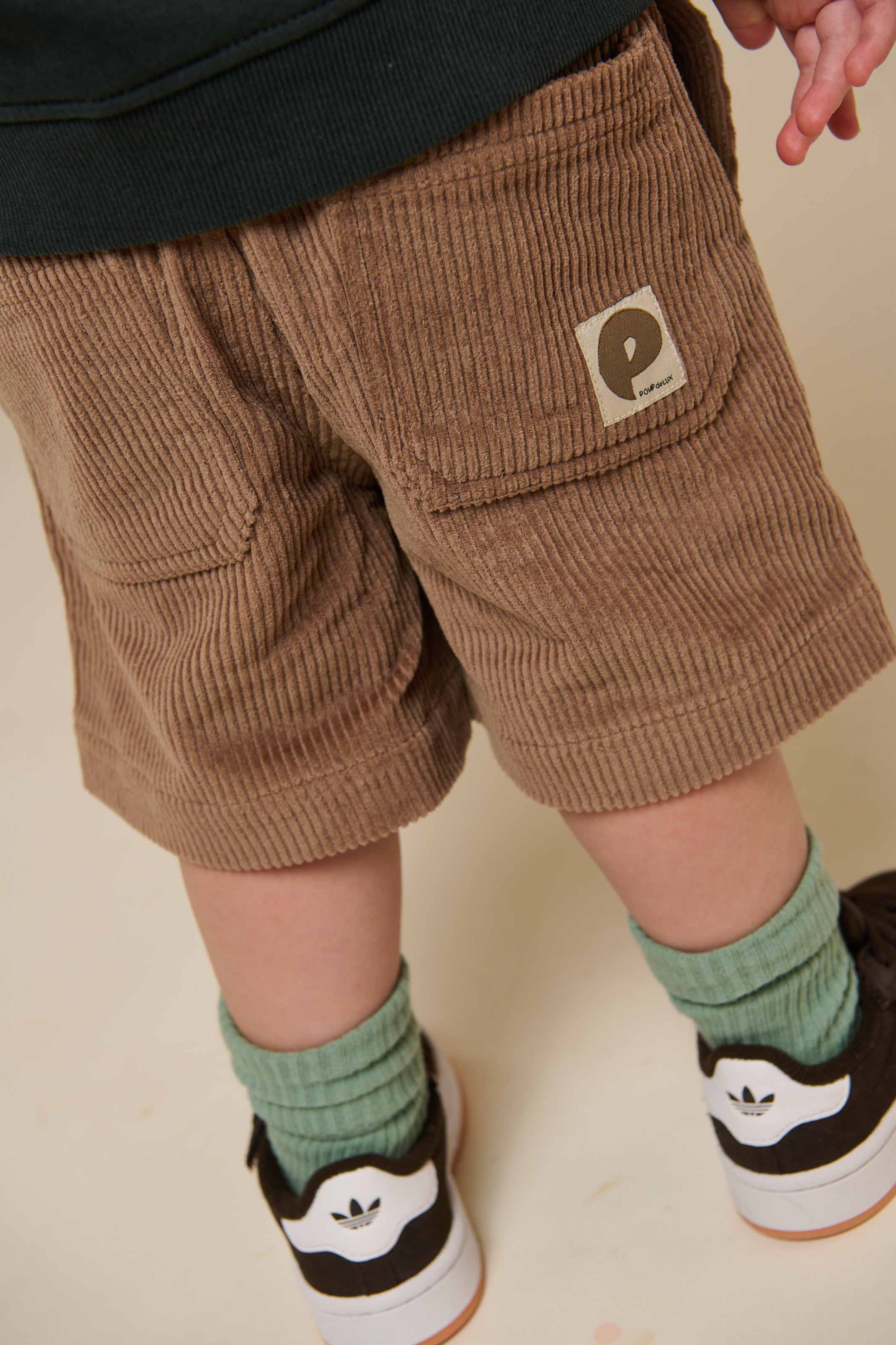 Pull-On Cord Shorts - Kids - Khaki | 101102 Tobias