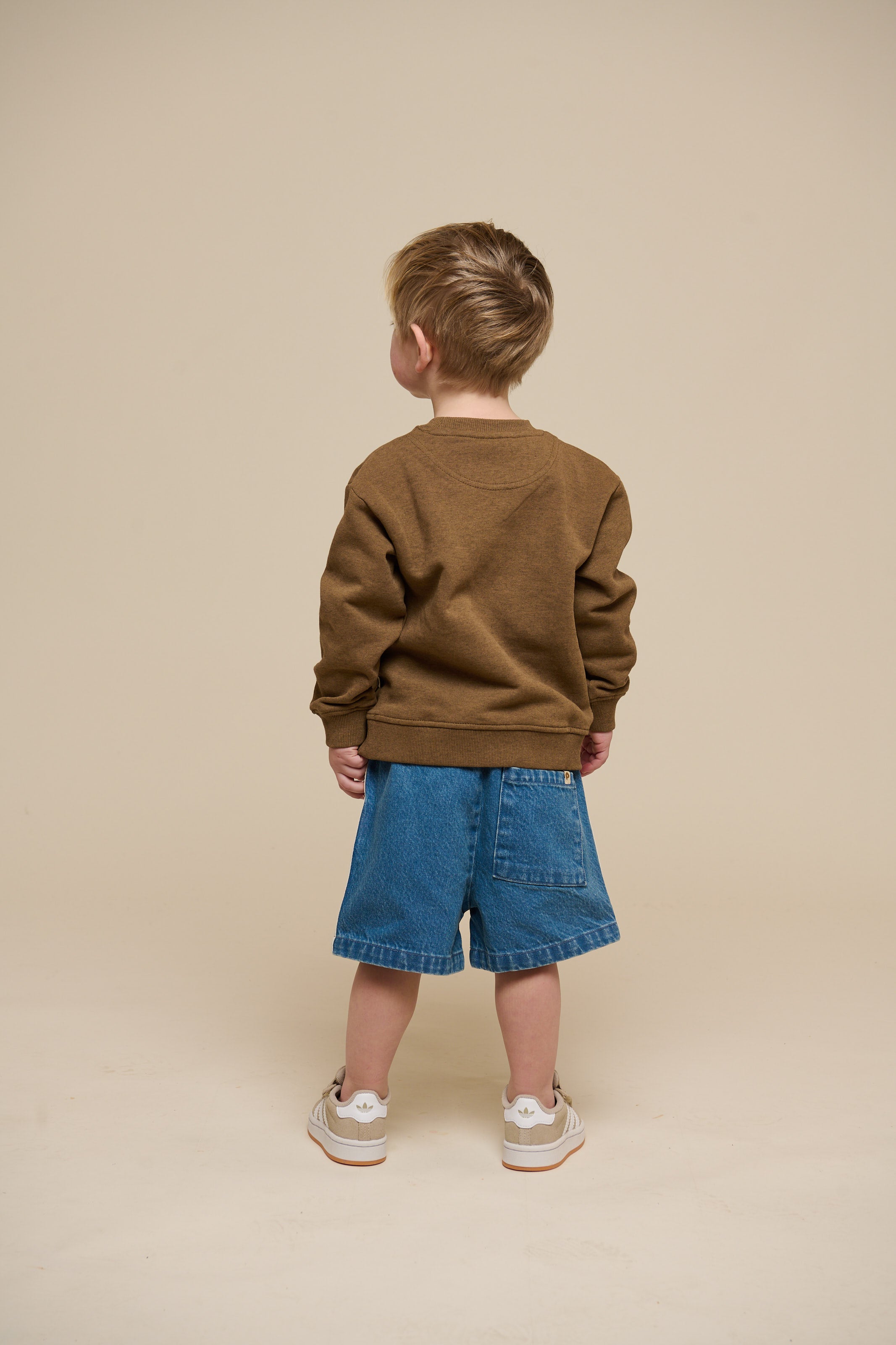 Baggy Denim Shorts mit Kontrast-Tape - Kids - Blue Denim | 101142 Callum