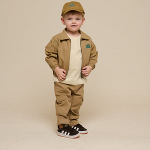 Canvas-Bomberjacke - Kids - Khaki | 101136 Isack