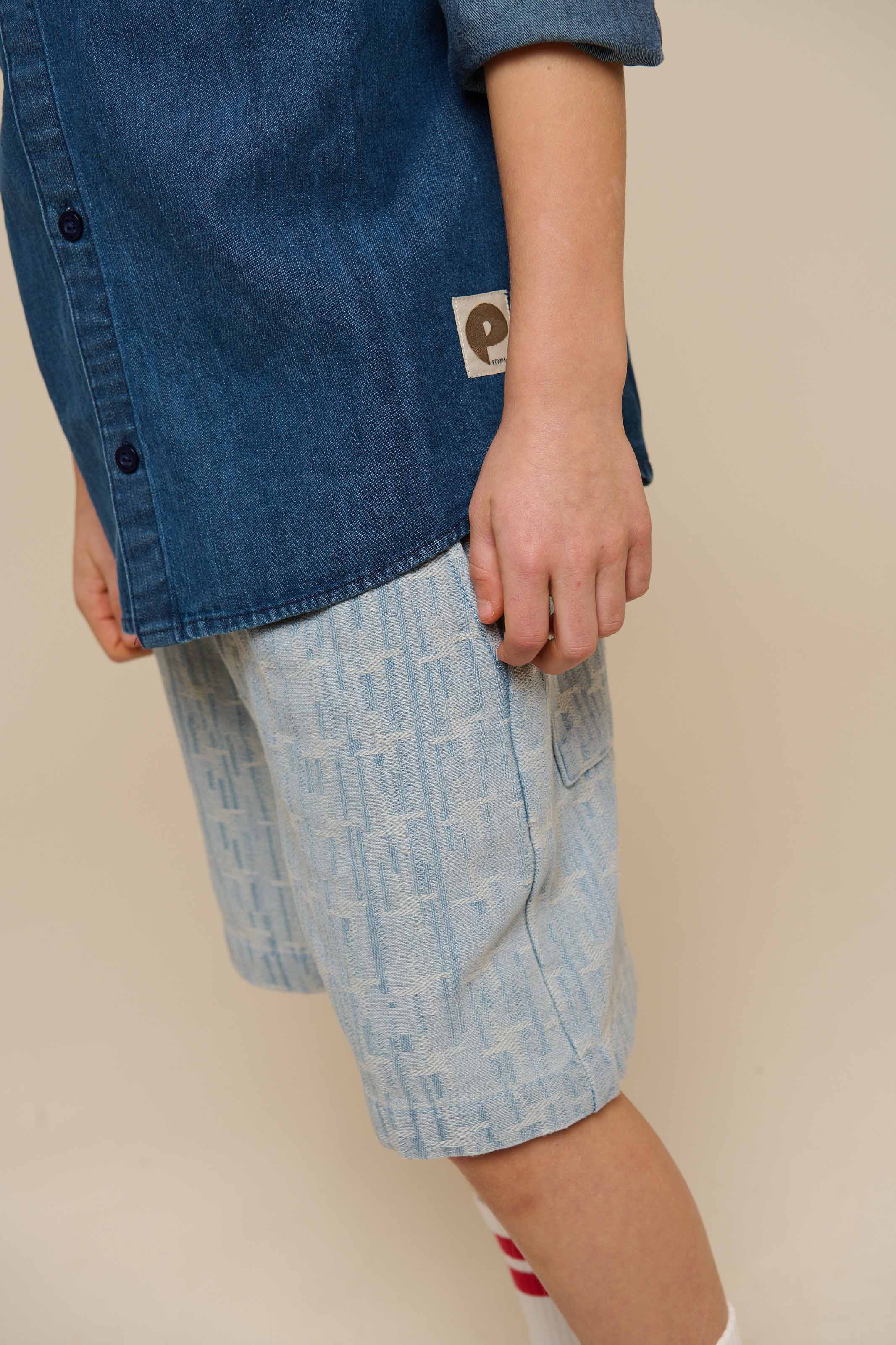 Jeanshemd - Kids - Dark Blue Denim | 100176 Delhi