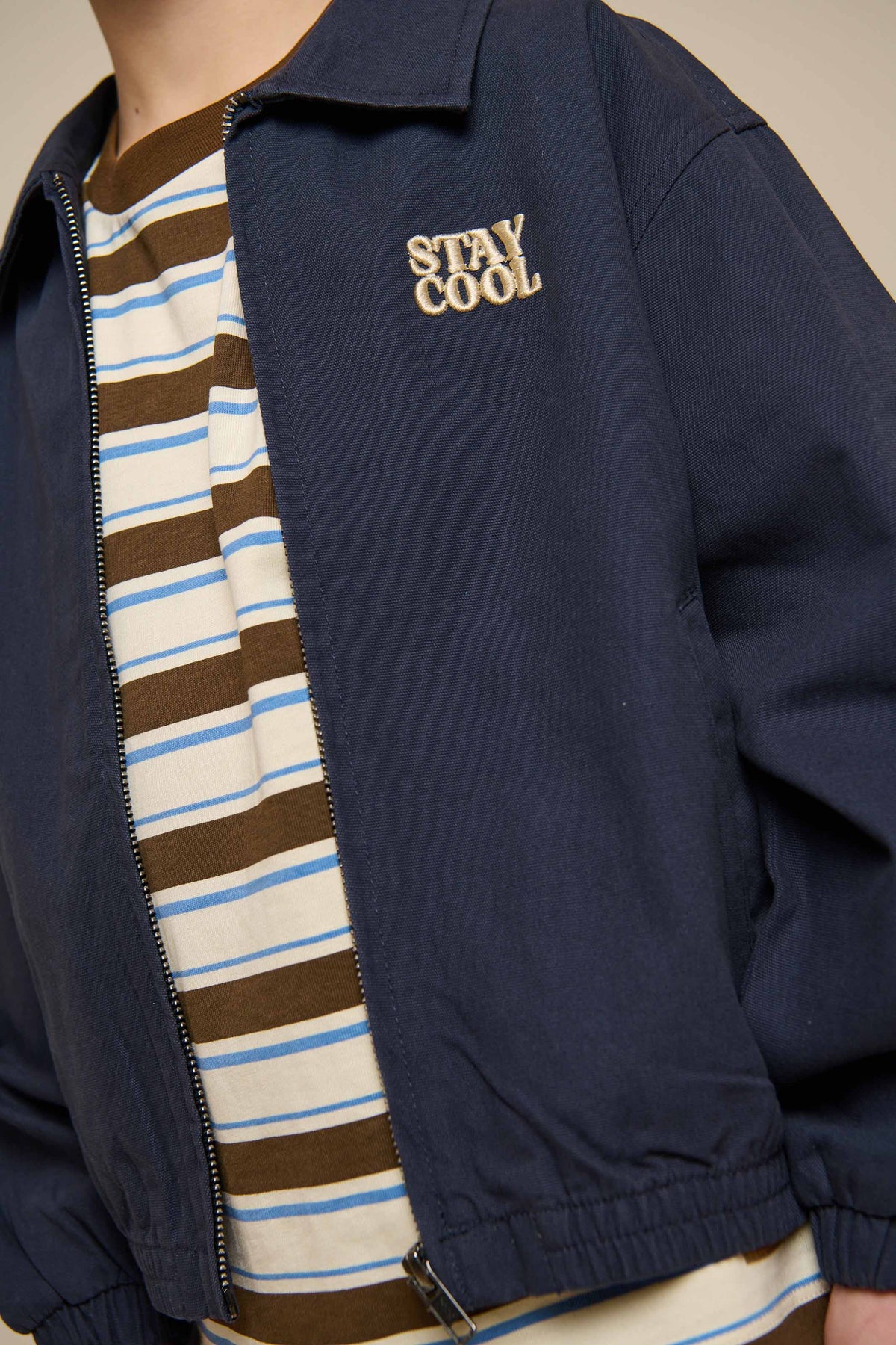 Canvas-Bomberjacke - Tween - Navy | 101139 Isack