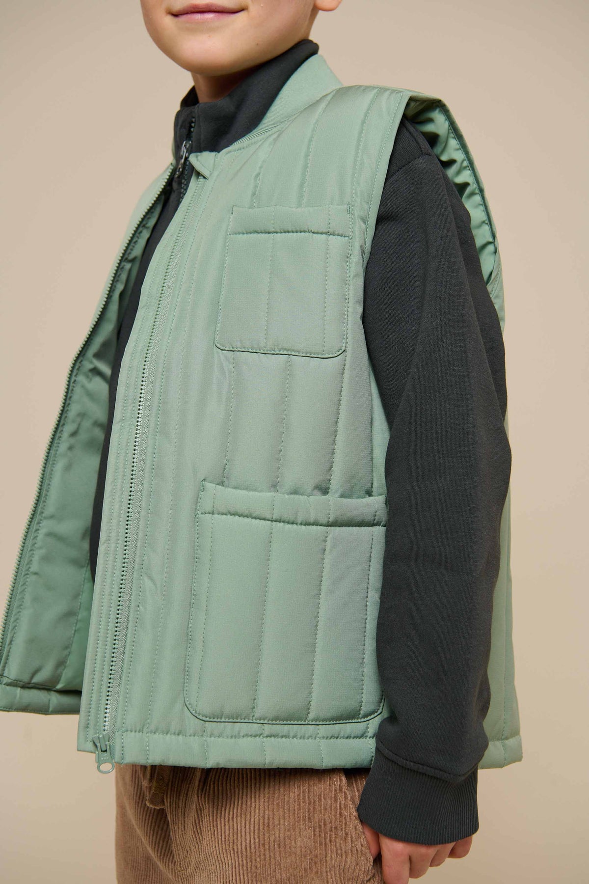 Thermo Tech Weste - Tween - Dusty Green | 101117 Athur