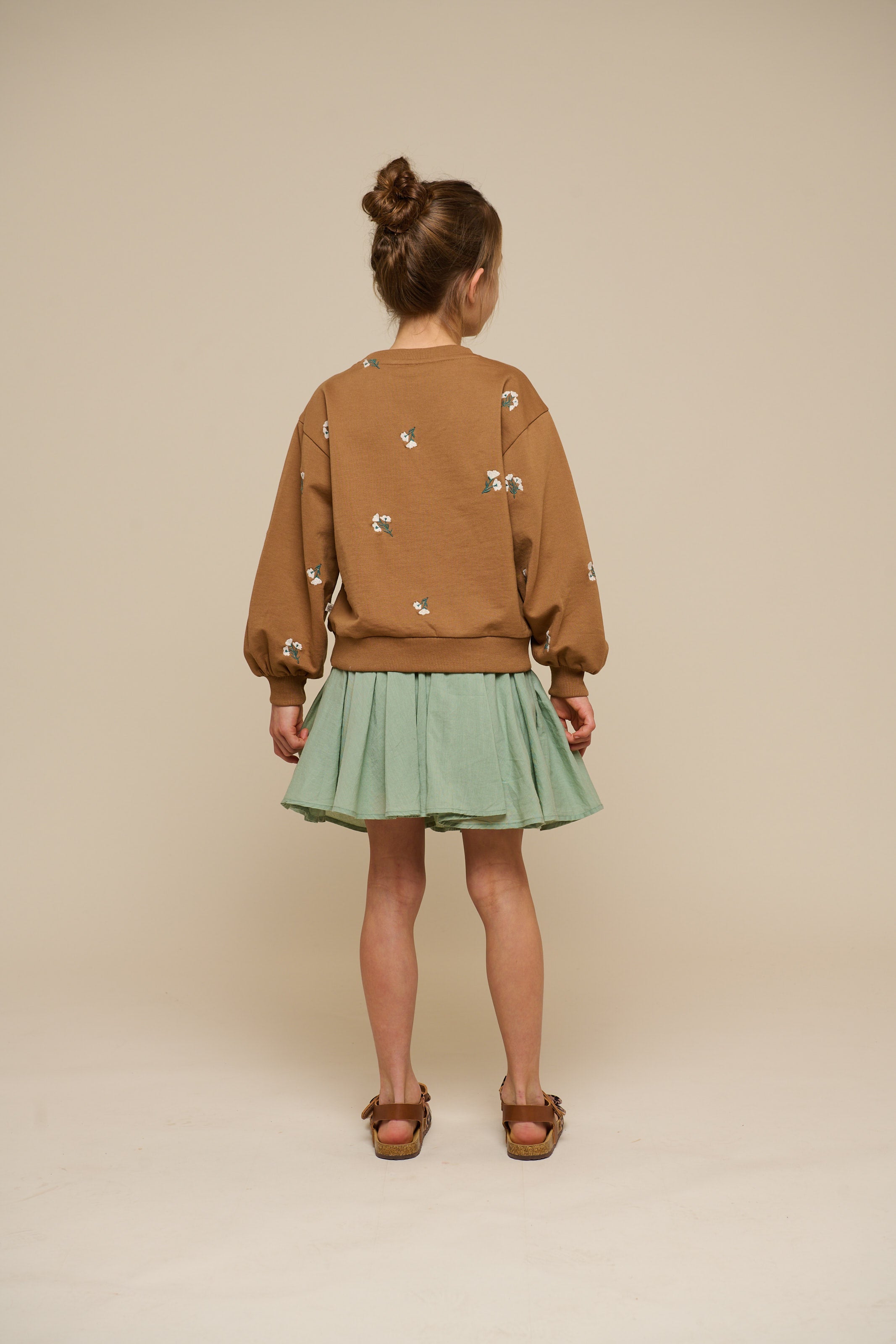 Besticktes Crewneck Sweatshirt - Tween - Coconut | 101214 Kimber