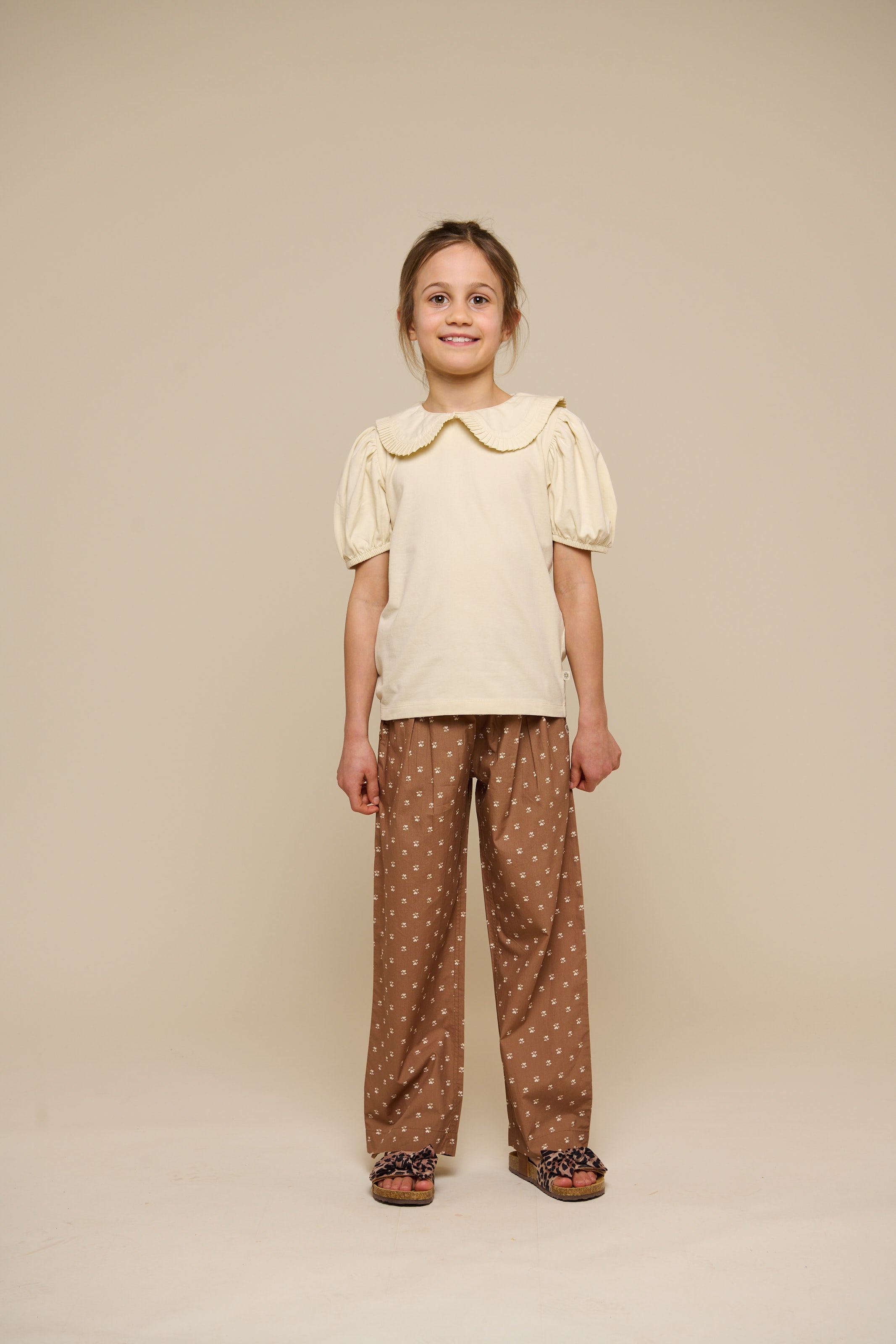 Jerseybluse mit Kragen - Tween - OffWhite | 101278 Nini