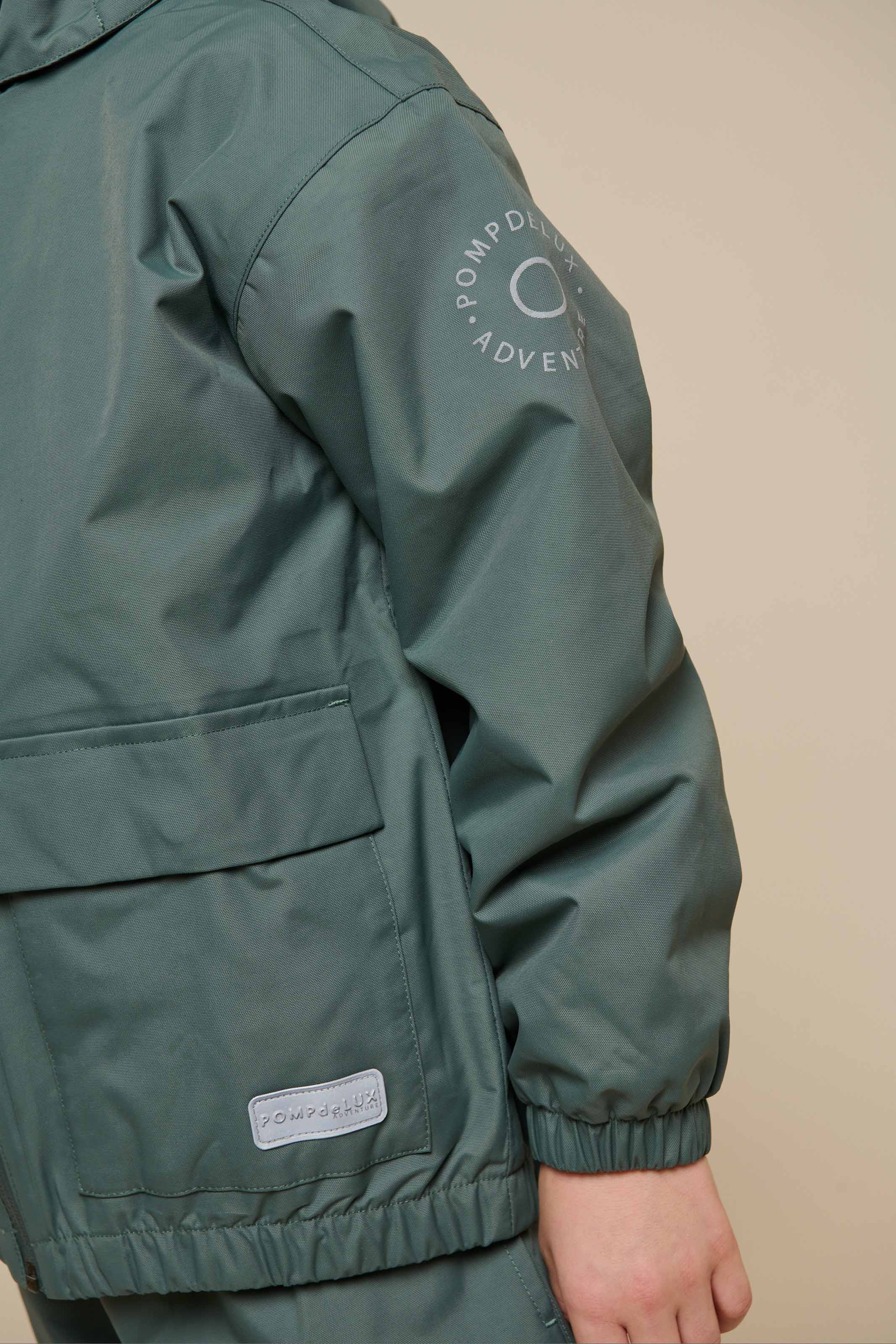 Shell Jacke mit Path-Tasche - Tween - Dusty Dark Green | 100502 Luke