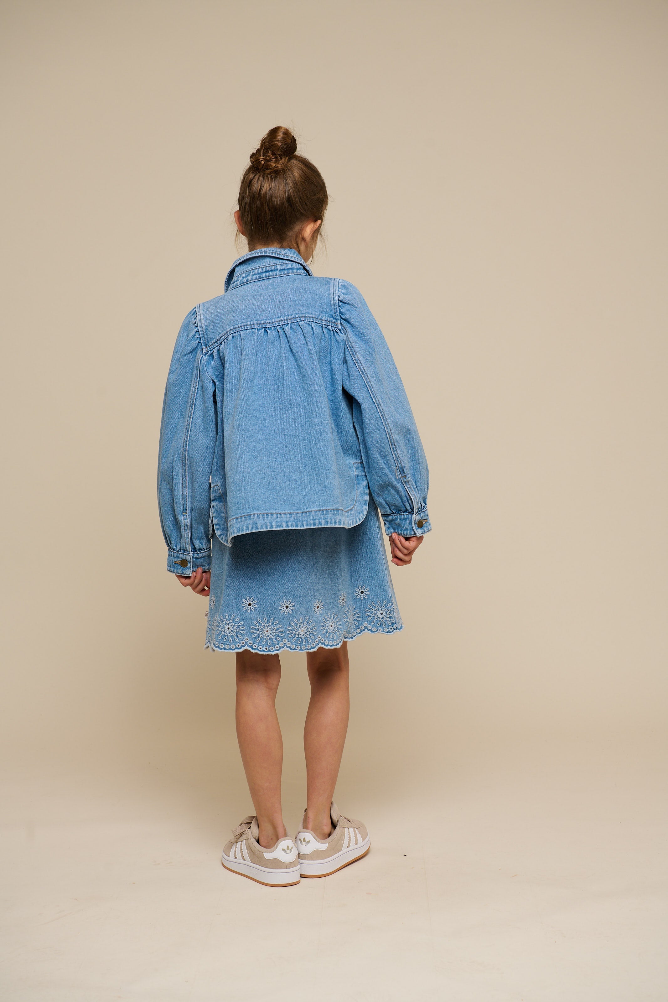 Besticktes Denim-Minikleid - Tween - Light Blue Denim | 101019 Vera