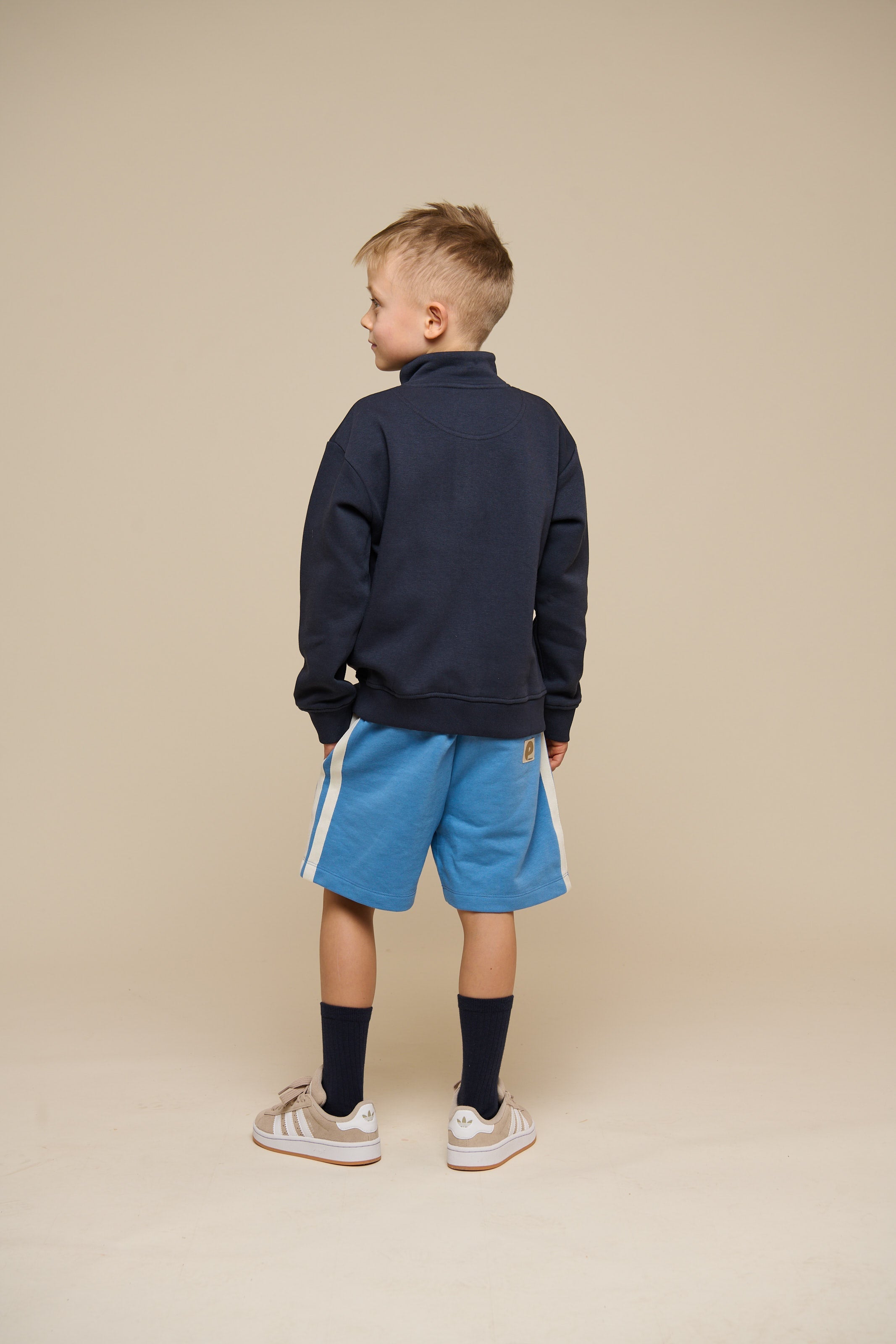 Sweatshirt mit halbem Reißverschluss - Tween - Navy | 100807 Tristan