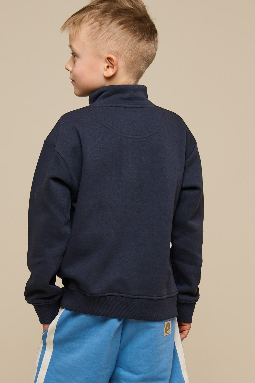 Sweatshirt mit halbem Reißverschluss - Tween - Navy | 100807 Tristan