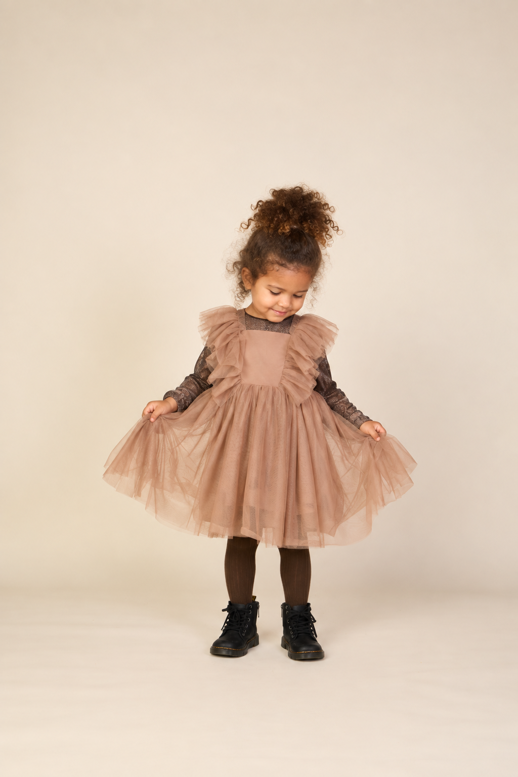 Tüllkleid Kids - Light Brown | 101509 Bianca
