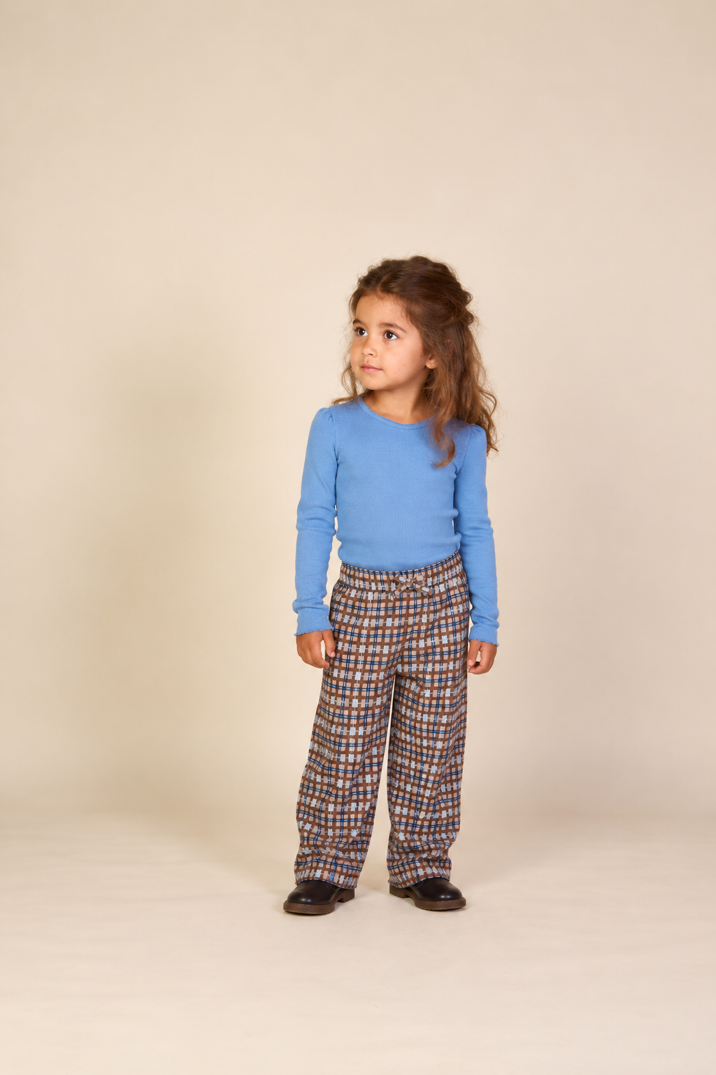 Karierte Baumwollhose Kids - Blue | 101491 Penny