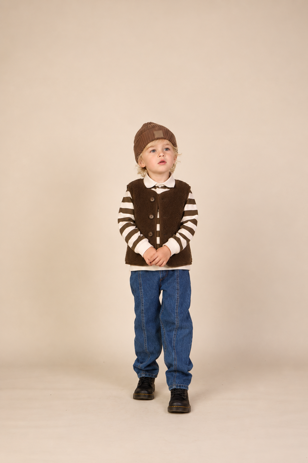 Teddyweste Kids - Dark Brown | 101685 Della