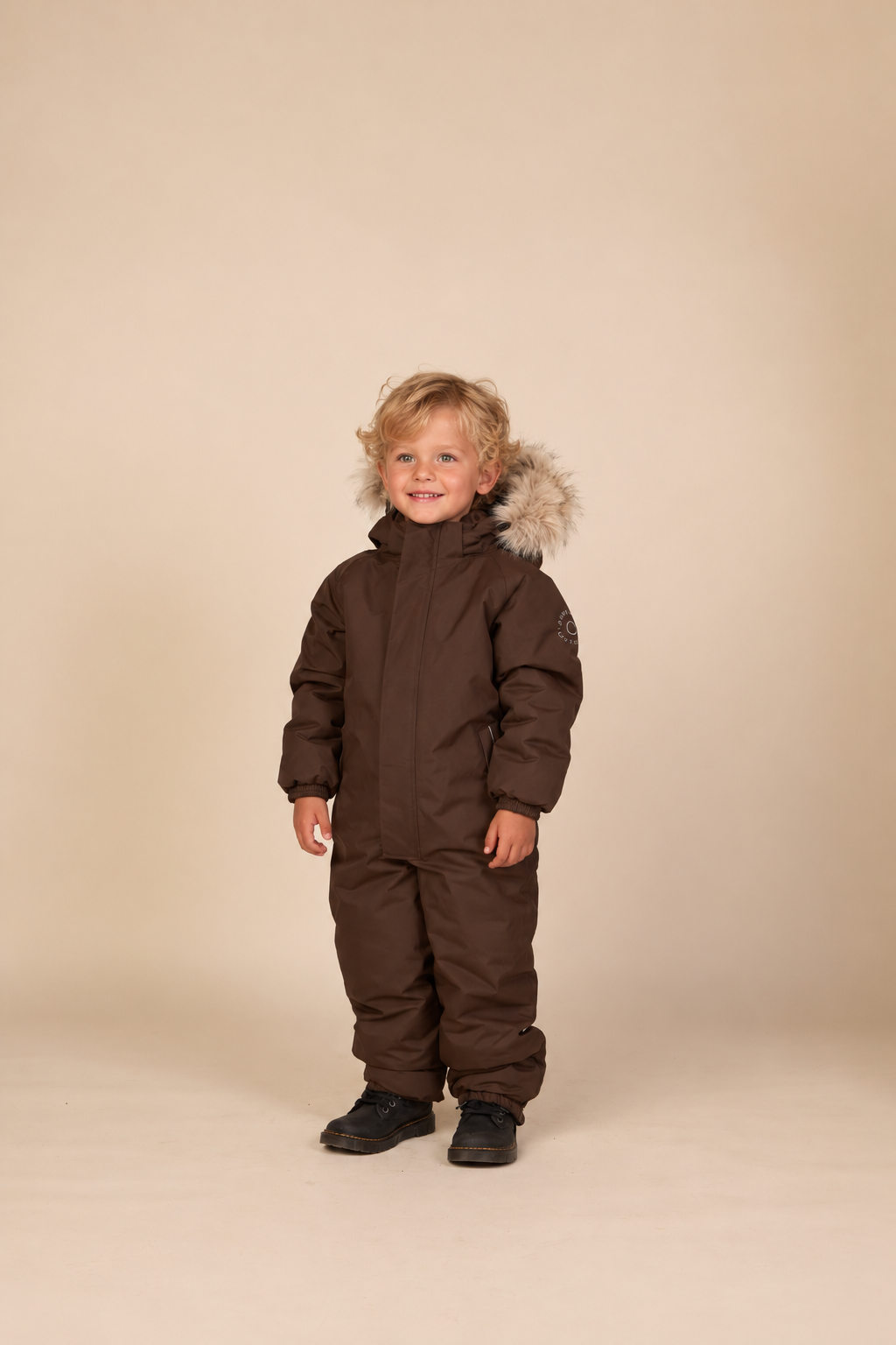 Adventure® Schneeanzug mit Kunstfell Kids - Dark Brown | 101424 Sky