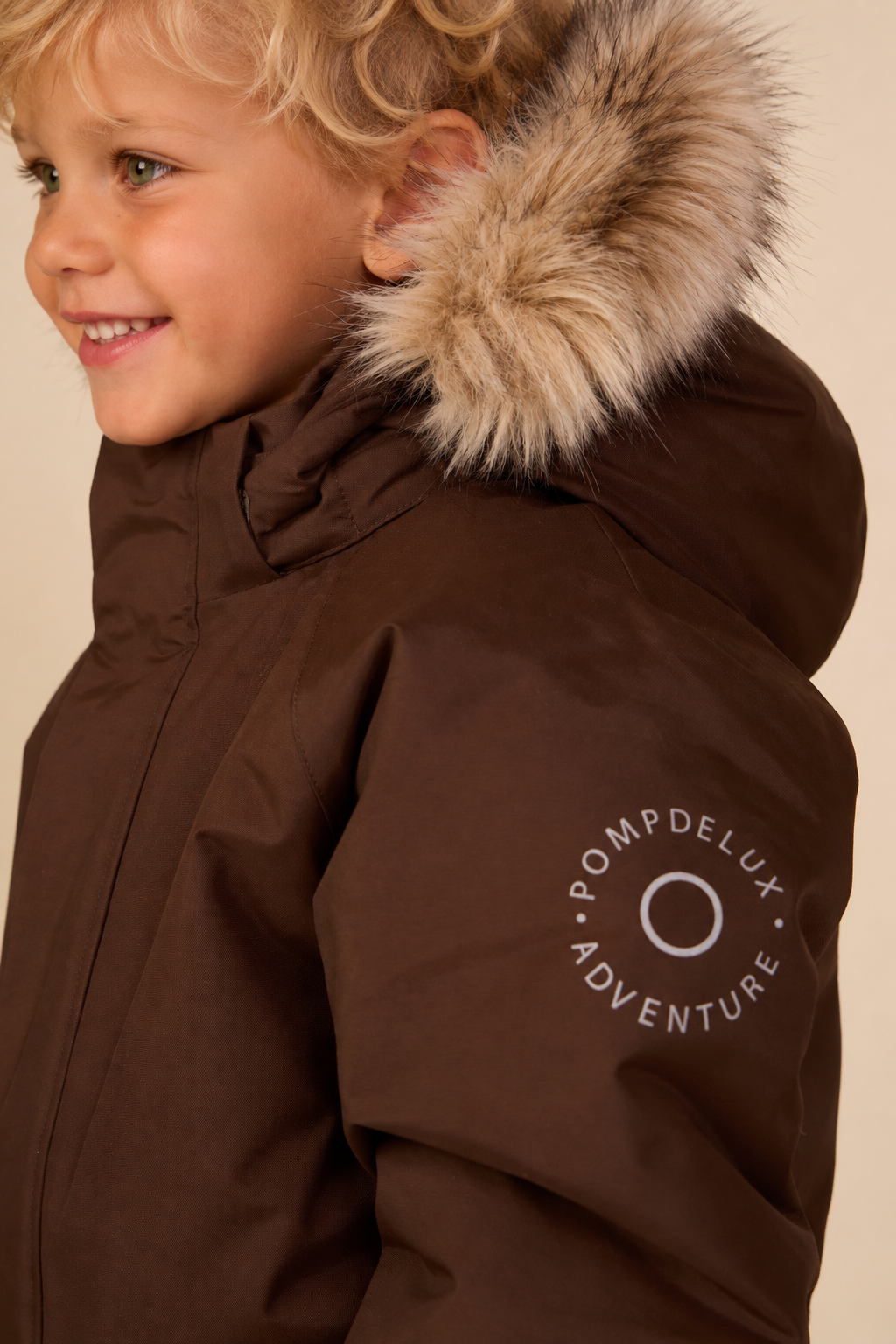 Adventure® Schneeanzug mit Kunstfell Kids - Dark Brown | 101424 Sky