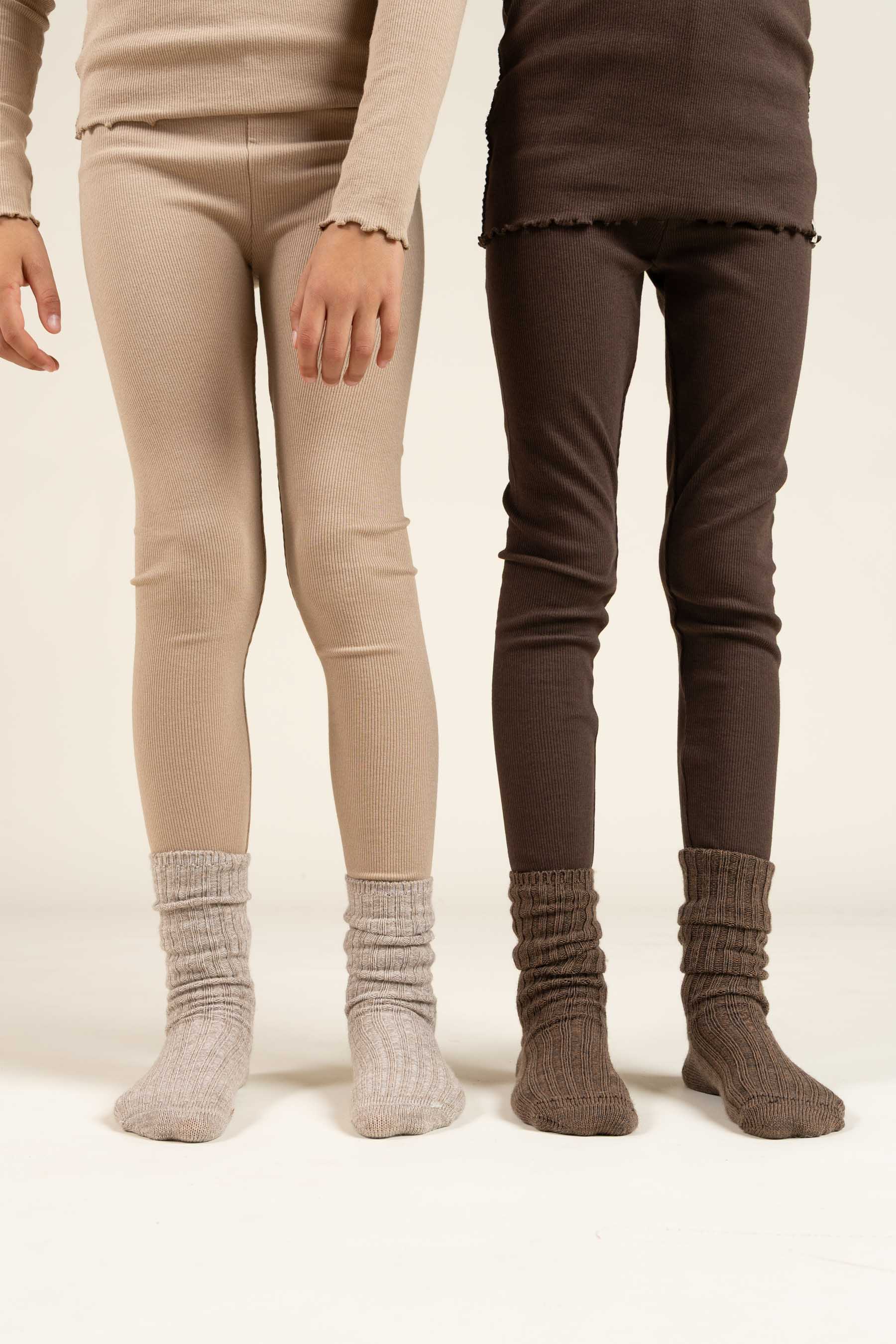 Leggings aus Modalripp - Tween - Chocolate | 100585 Mia