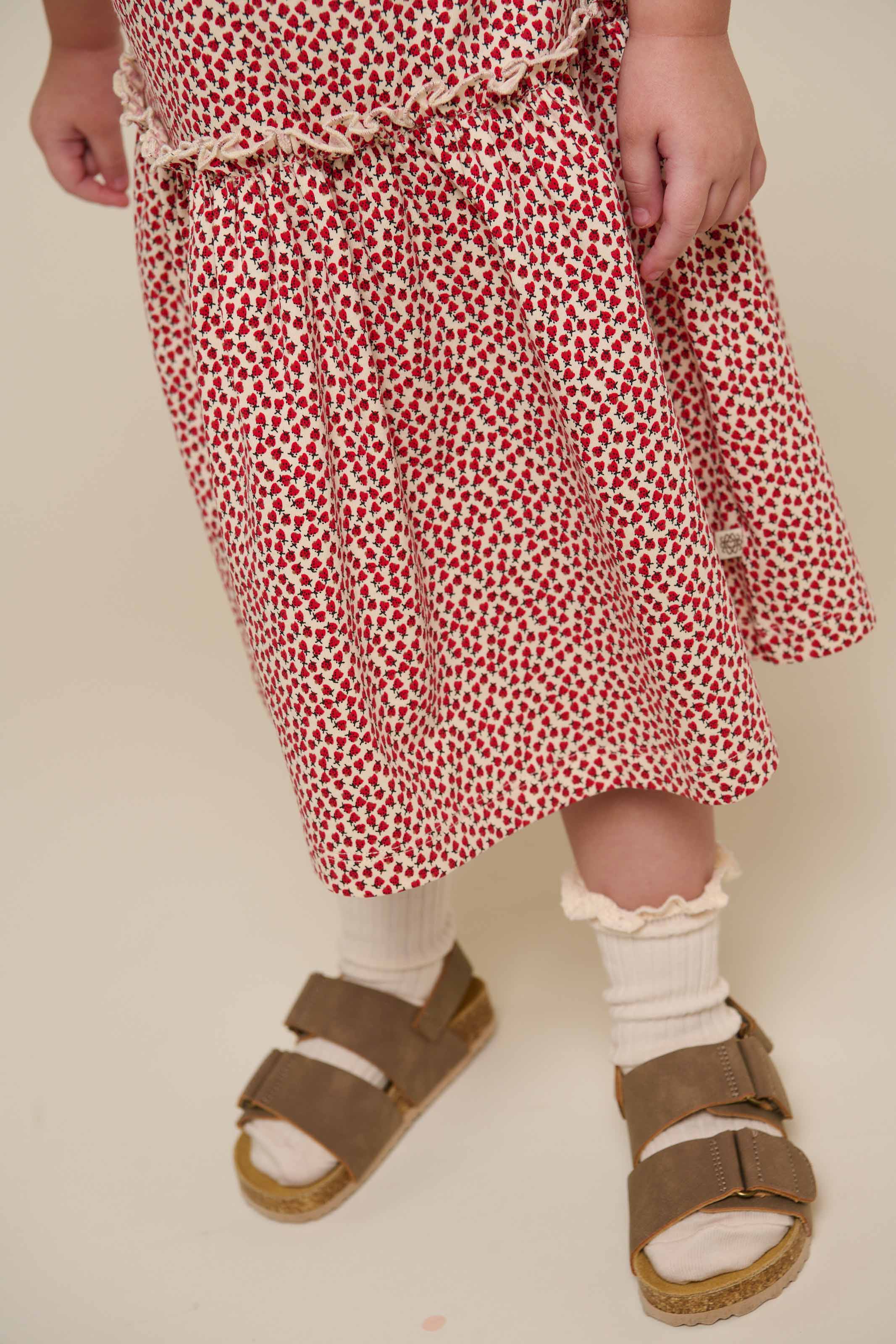 Jersey-Kleid - Kids - Cherry Red | 101225 Lea