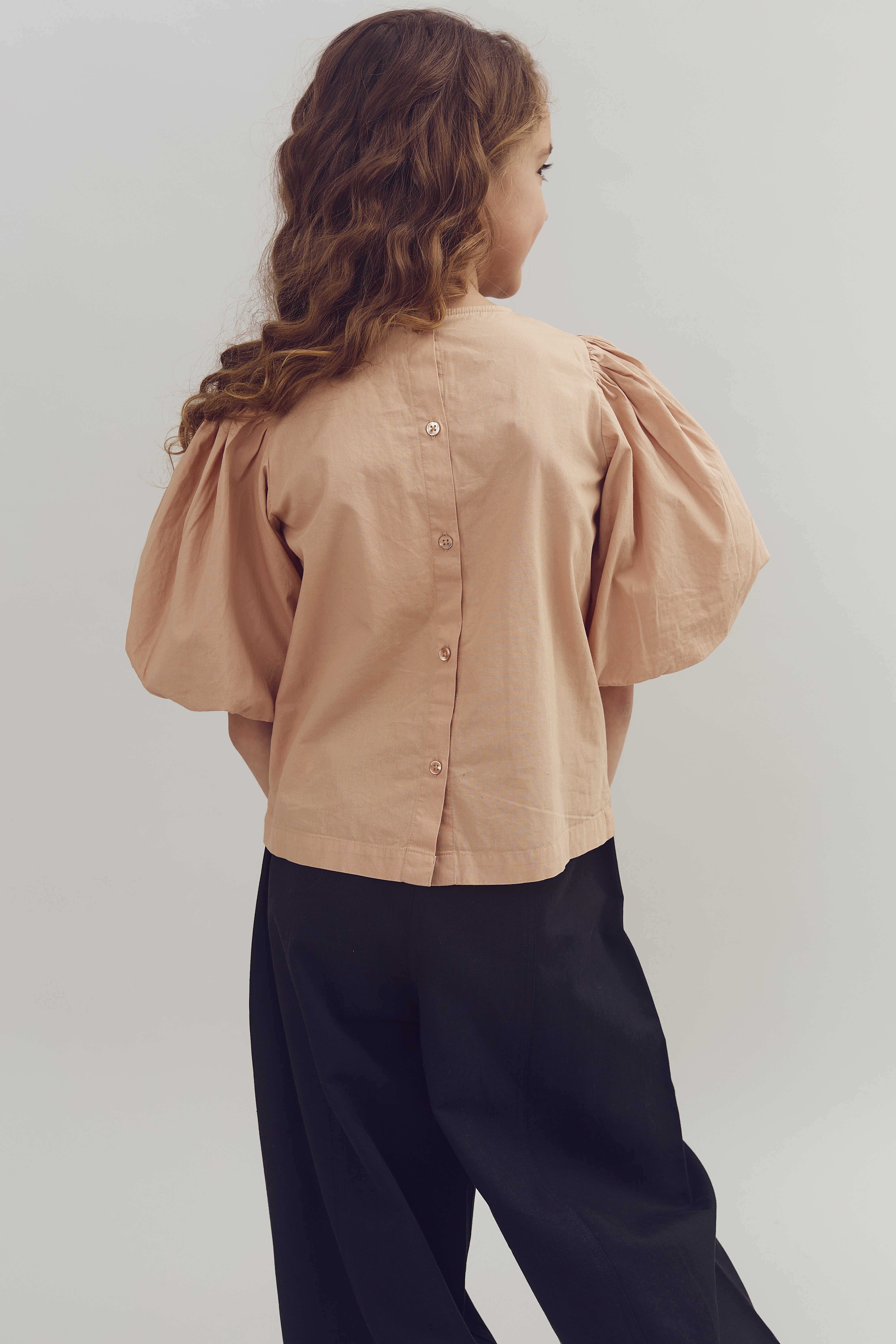 Barrel Leg Tencel Hose - Tween - Black | 100133