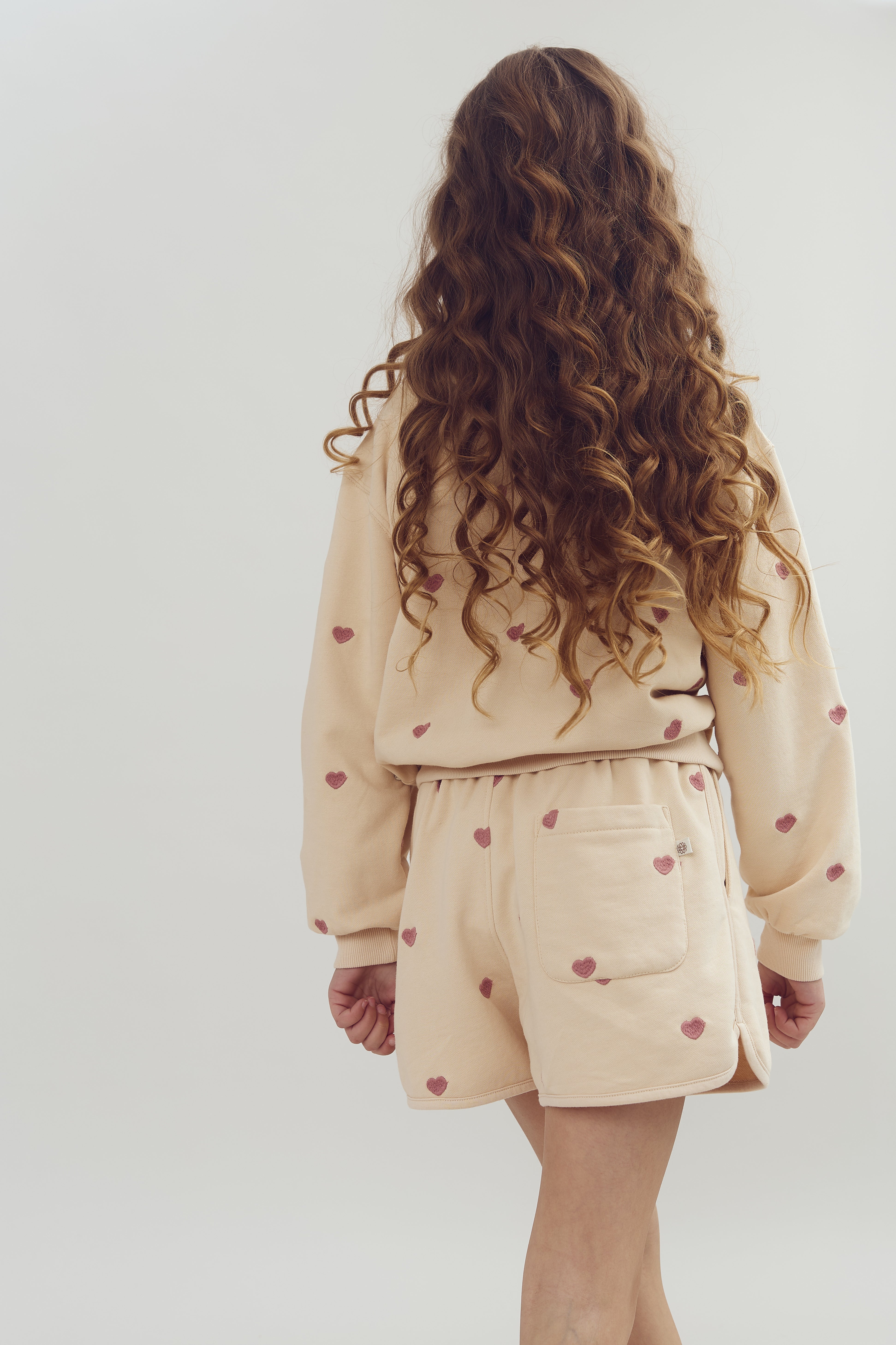 Sweatshirt mit Stickerei - Tween - Rose | 100415 Liva