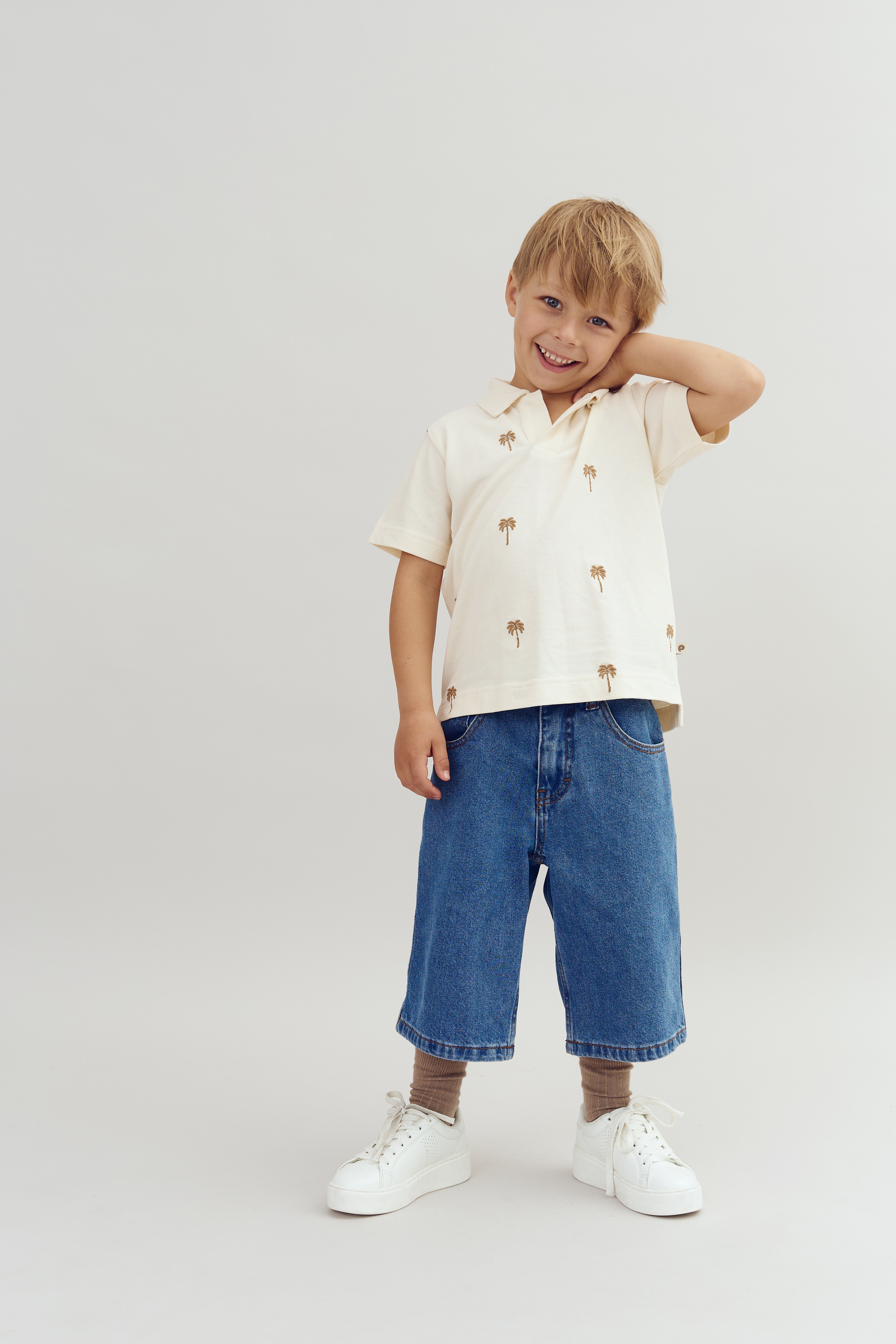 Lange Jeansshorts - Blue Denim | 100106 Sturm