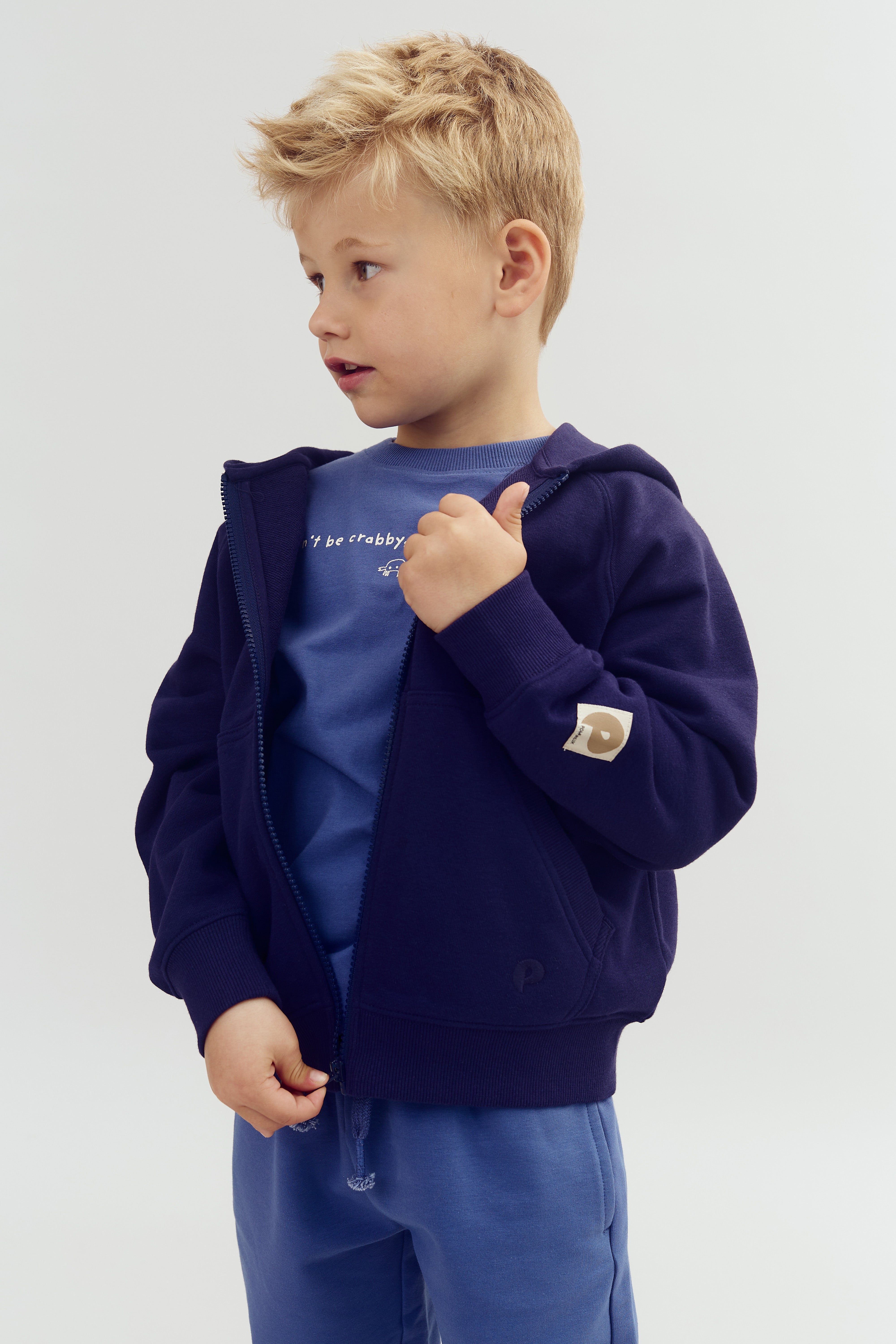 Klassischer Zip-Hoodie - Navy | 100217 Felix