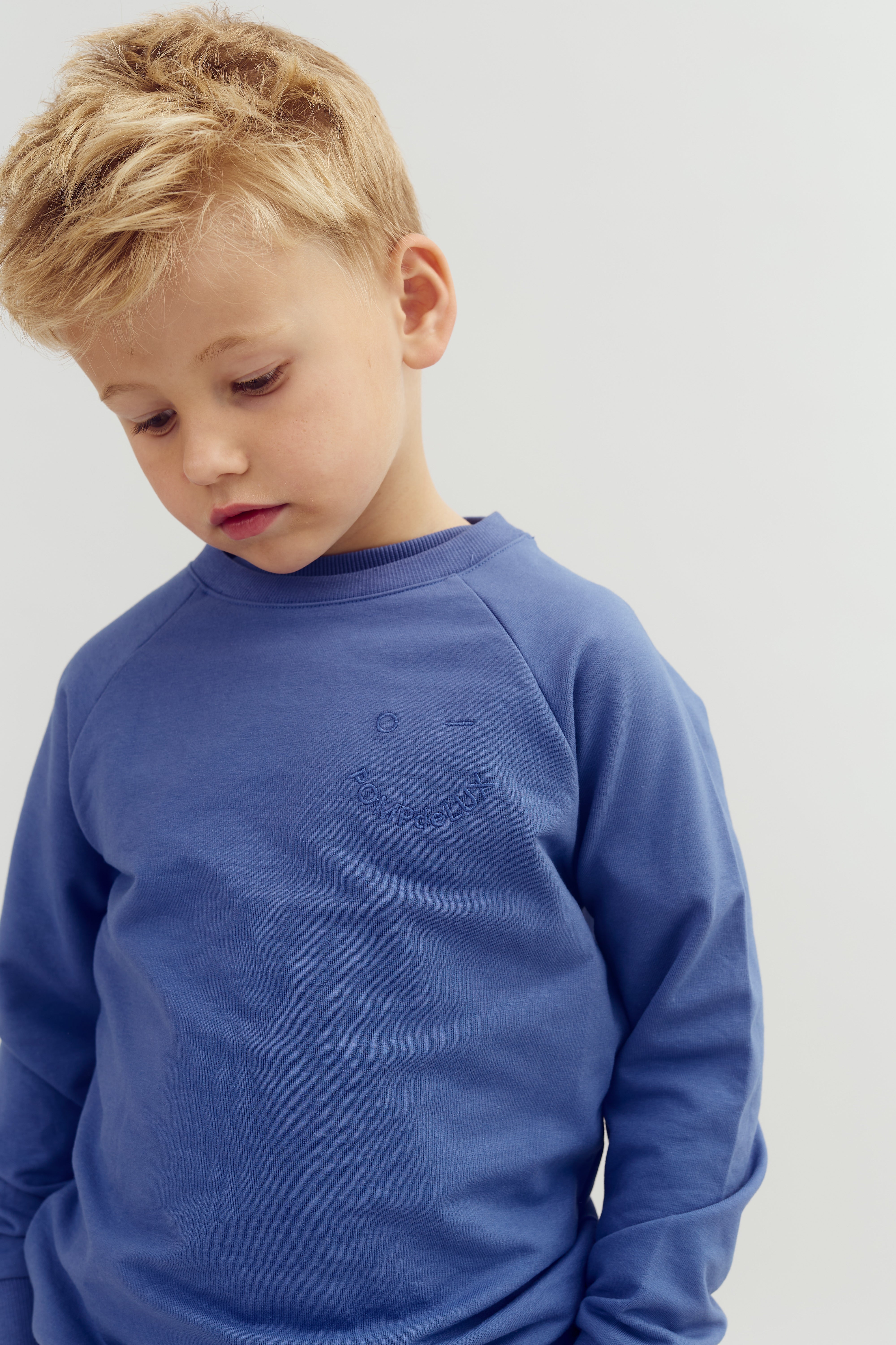 Rundhals Sweatshirt - Dusty Cobalt | 100205 Ryan
