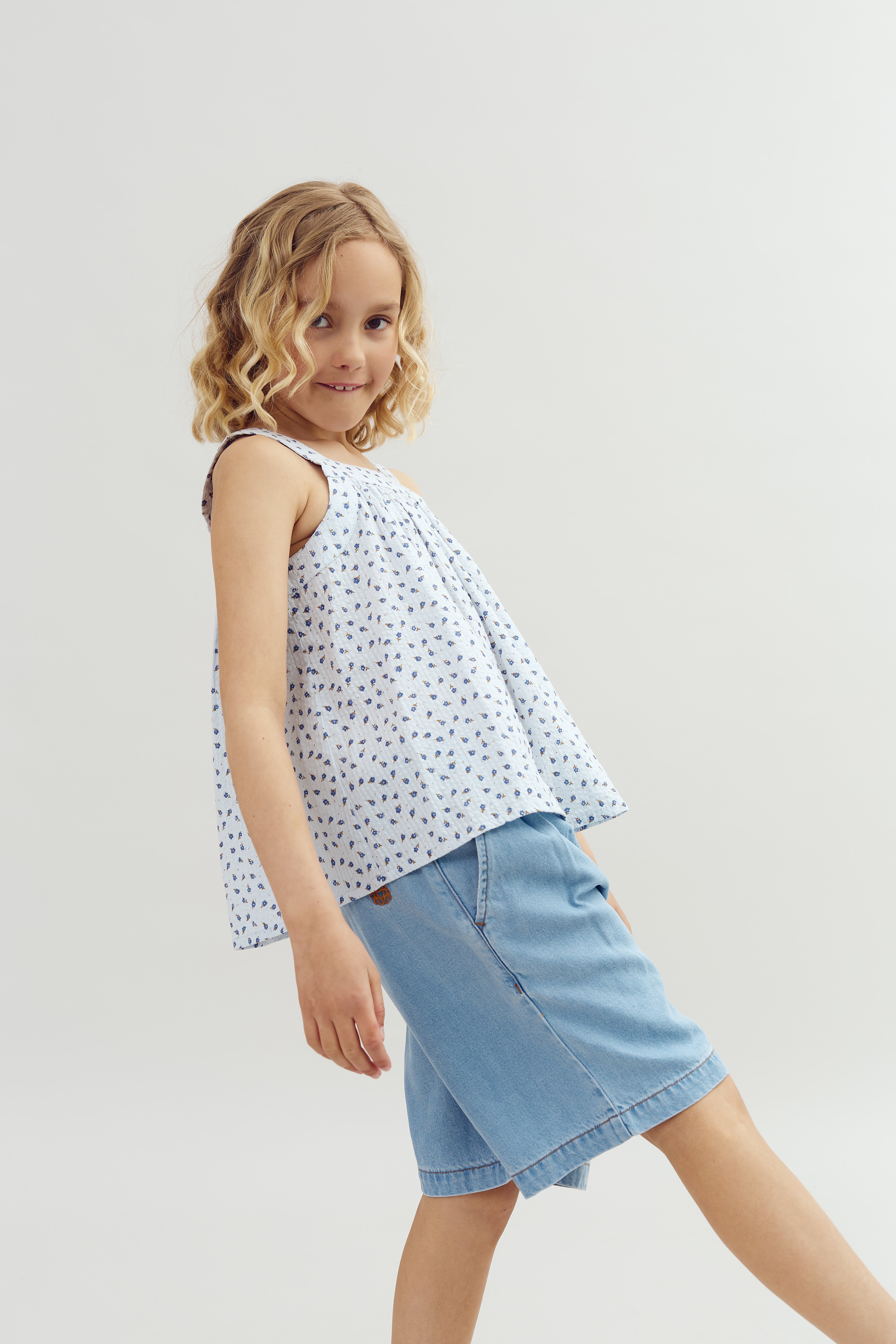 Lange Jeansshorts - Tween - Blue Denim | 100101 Lea