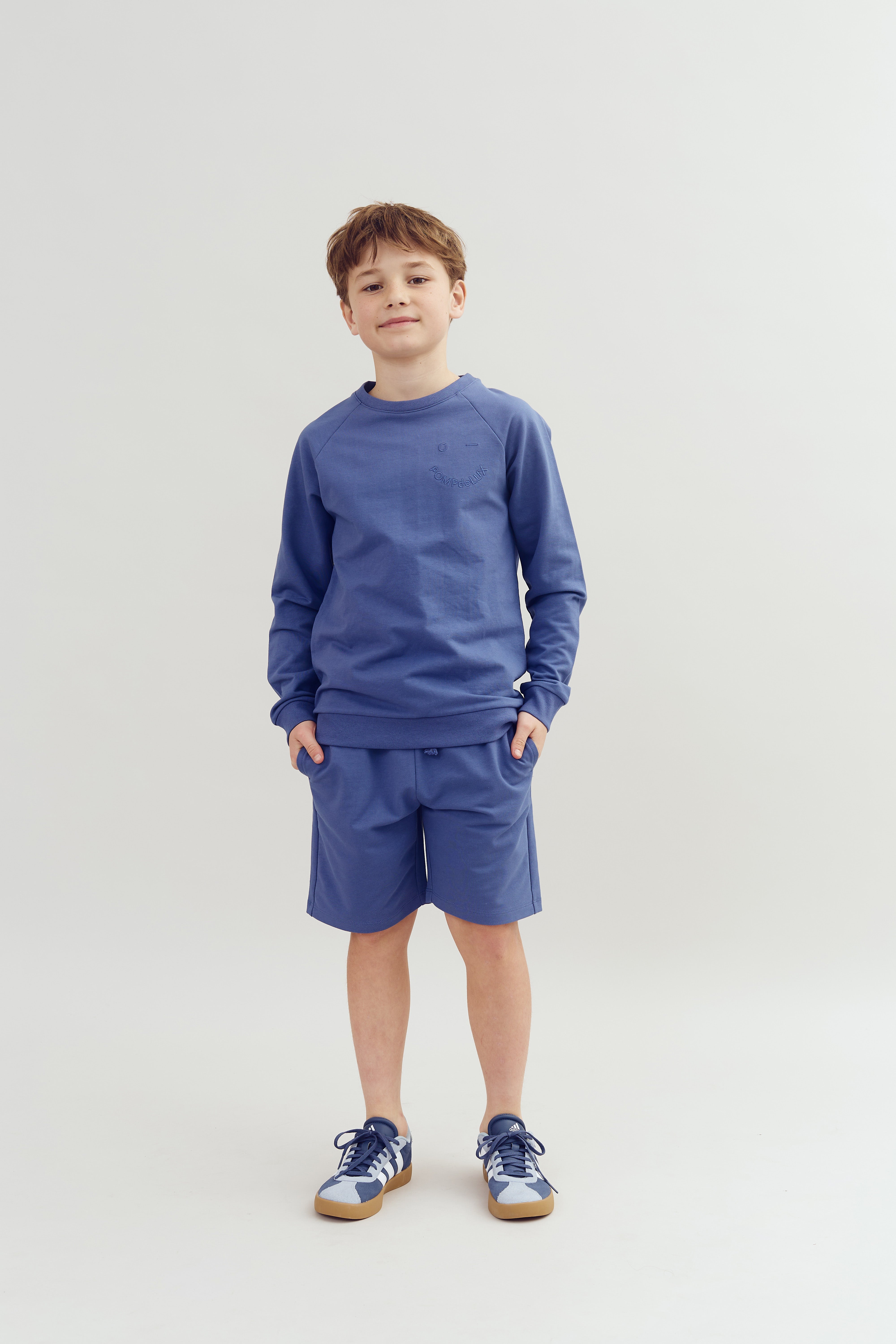 Rundhals Sweatshirt - Tween - Dusty Cobalt | 100366 Ryan