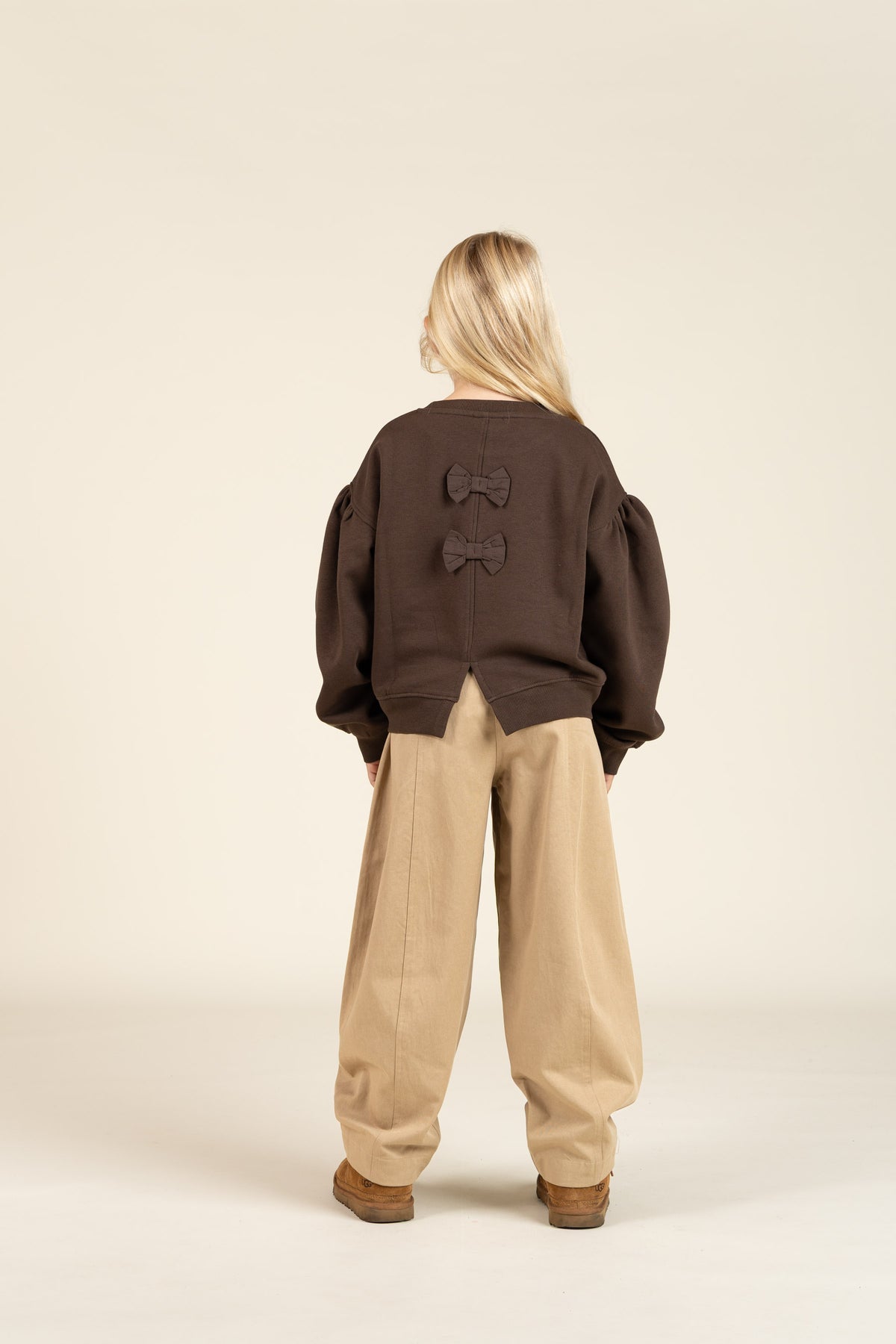 Barrel Leg Tencel Hose - Tween - Beige | 100135
