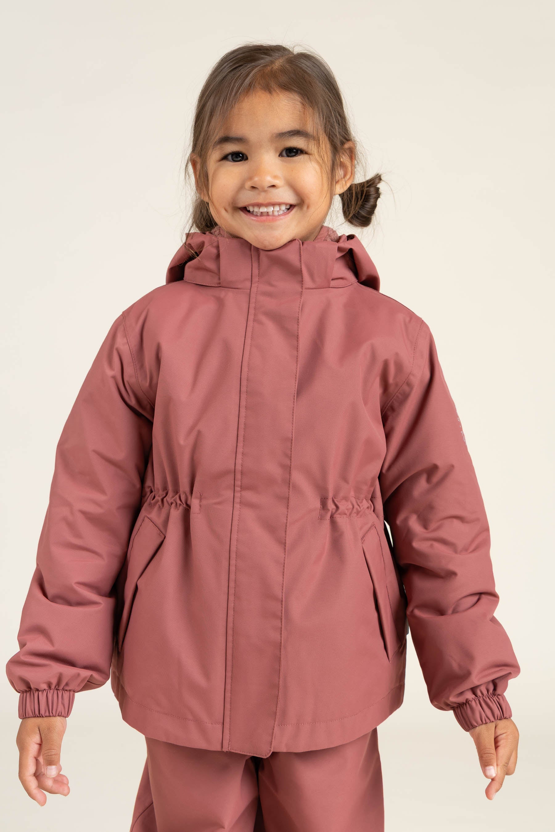 Shell Jacke mit Kordelzug - Kids - Vintage Red | 100495 Lucy