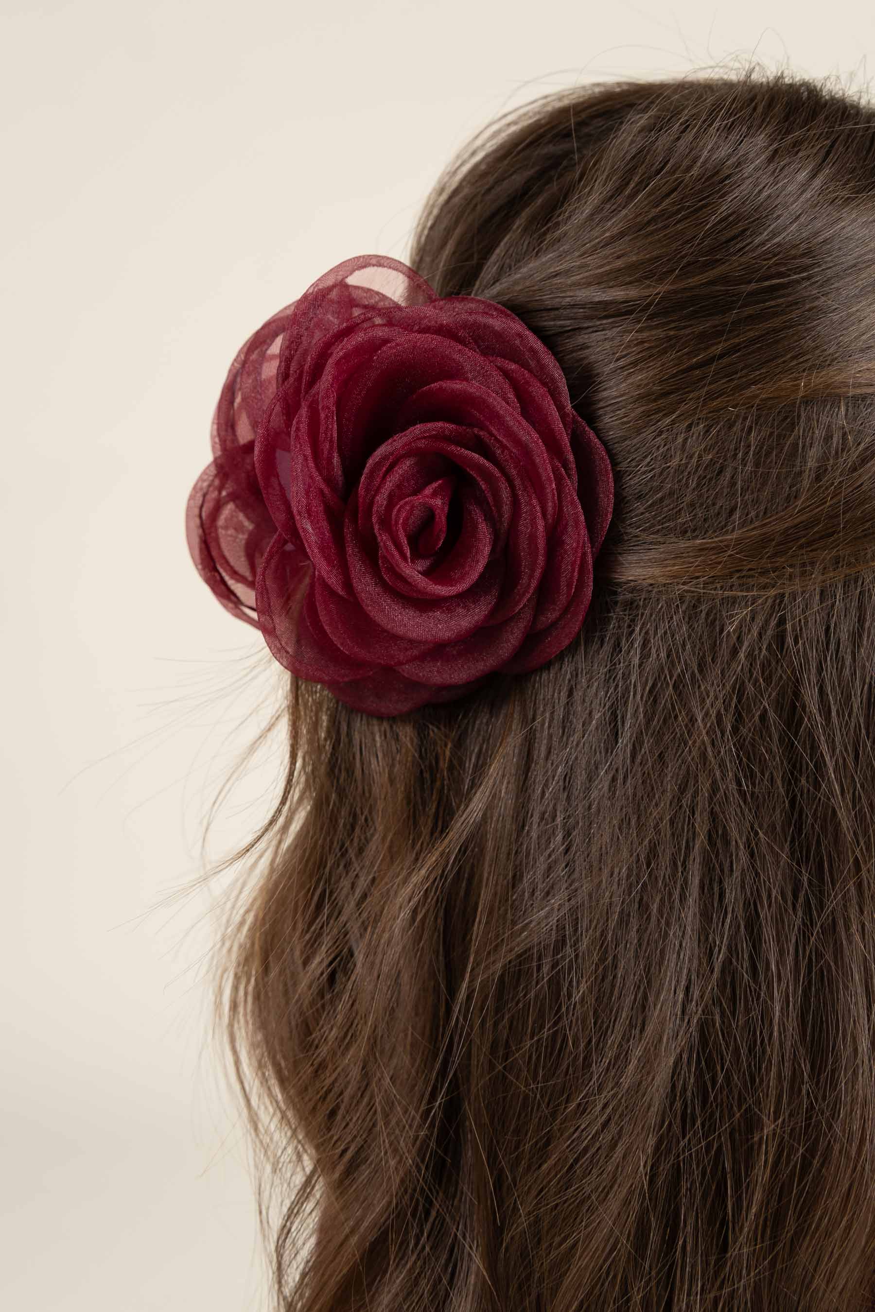 Rosen-Haarspange - All - Burgundy | 100709 Rosie