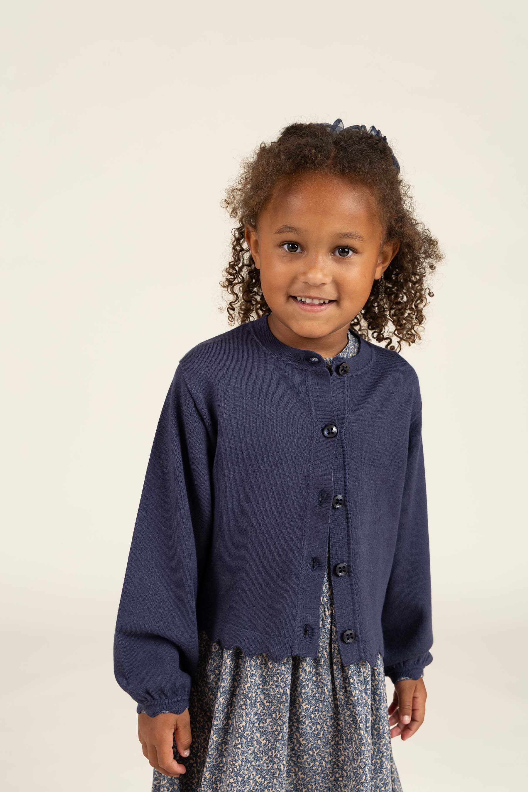 Strickjacke - Kids - Navy | 100824 Nicole