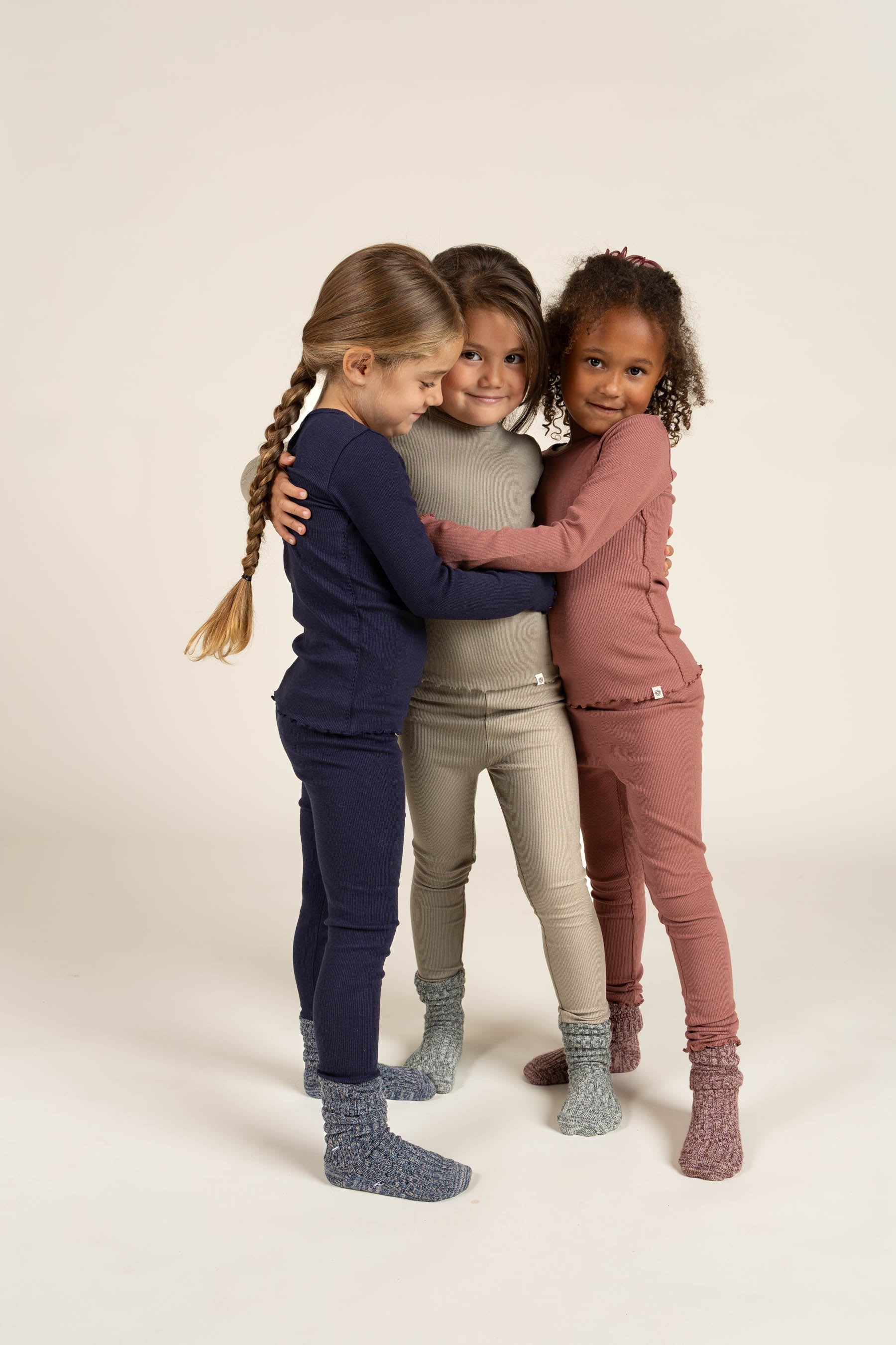 Leggings aus Modalripp - Kids - Dusty Green | 100590 Mia