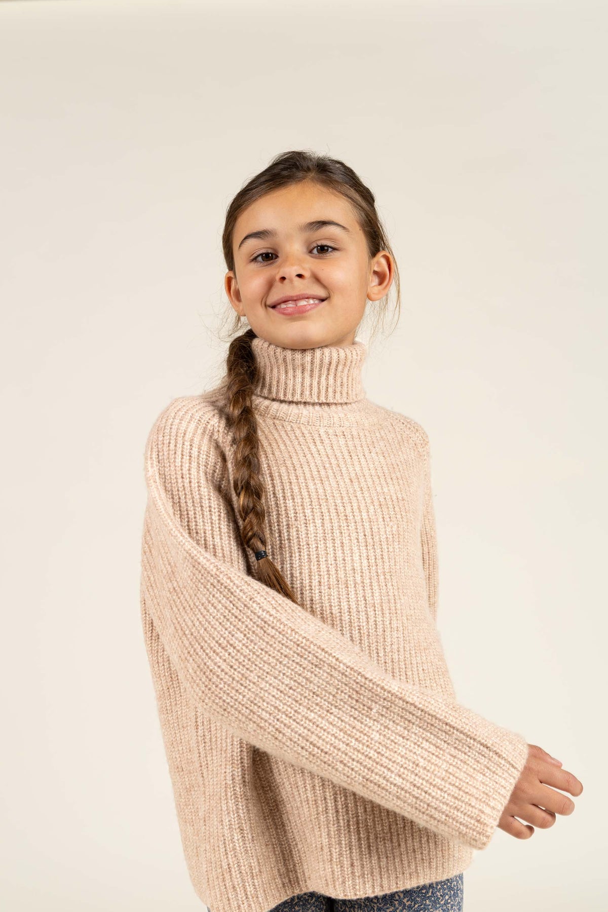 Woll Mix-Pullover - All - Beige Melange | 100759 Grace