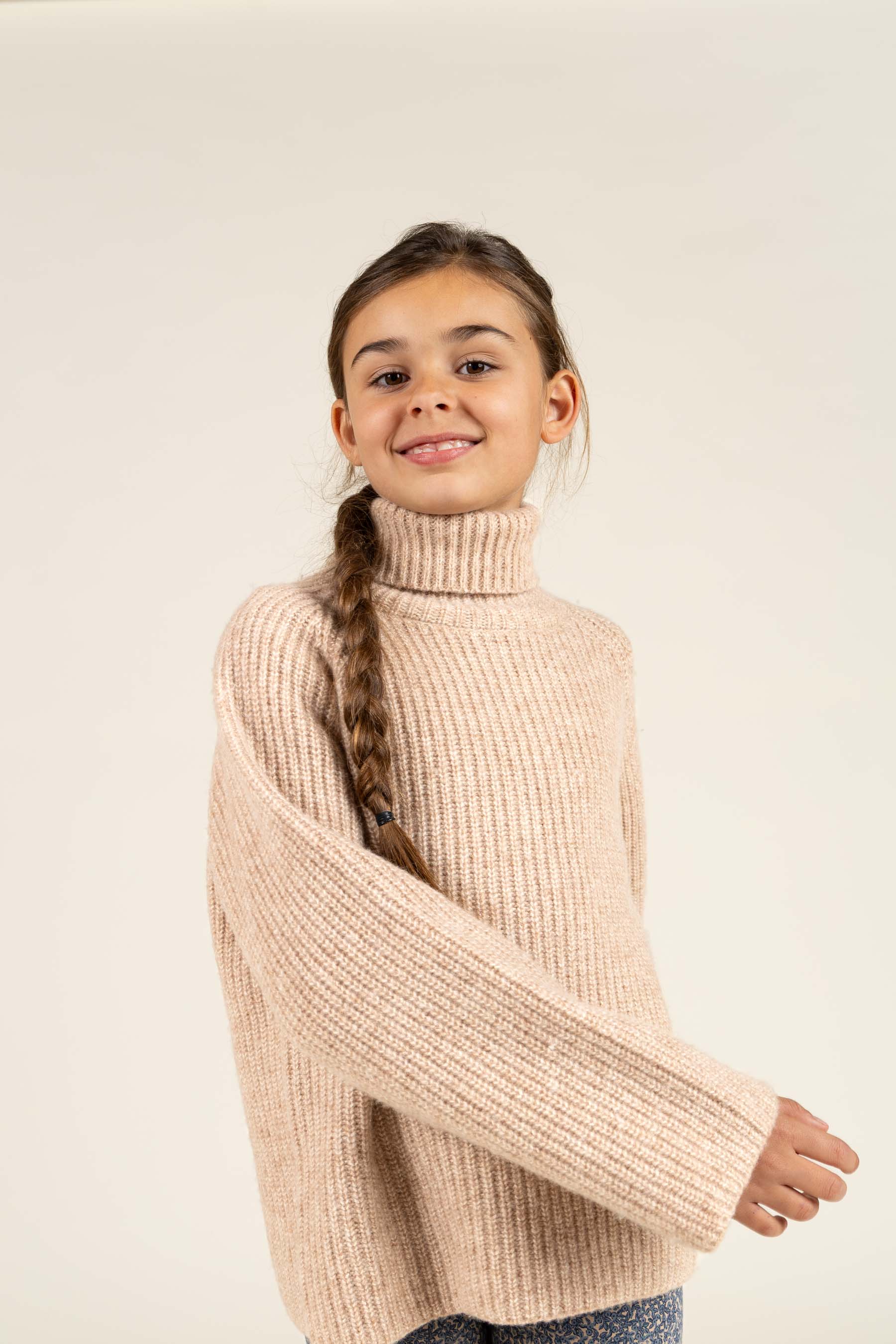 Woll Mix-Pullover - All - Beige Melange | 100759 Grace