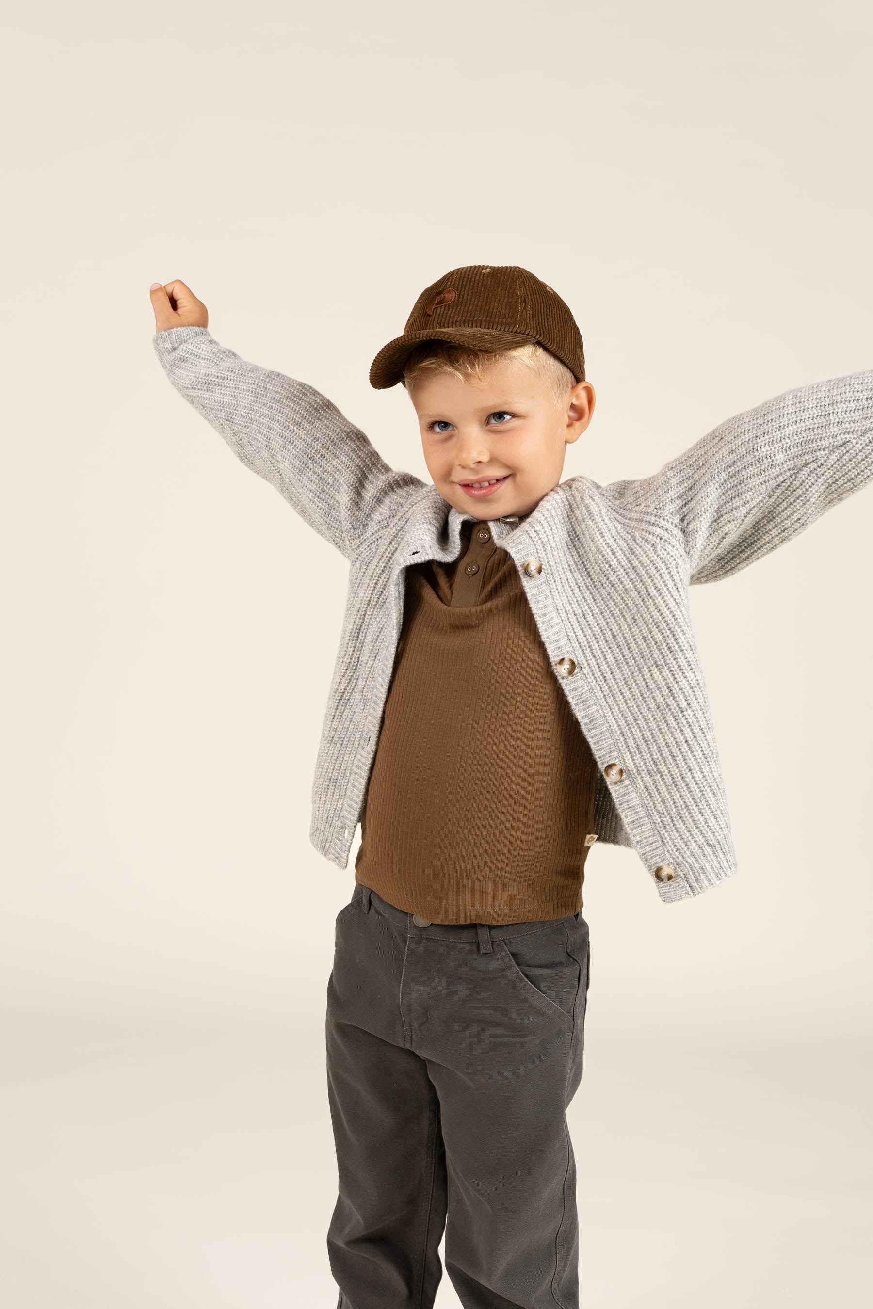 Canvas-Hose - Kids - Dark Grey | 100117 Dereck