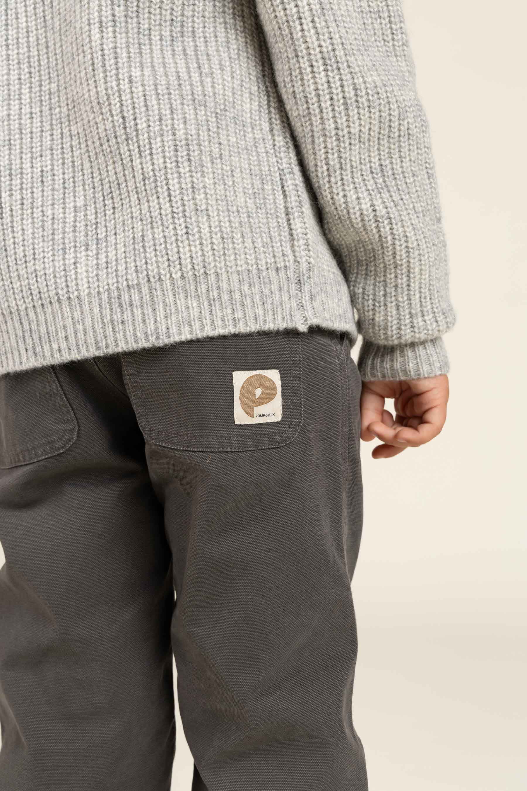 Canvas-Hose - Kids - Dark Grey | 100117 Dereck