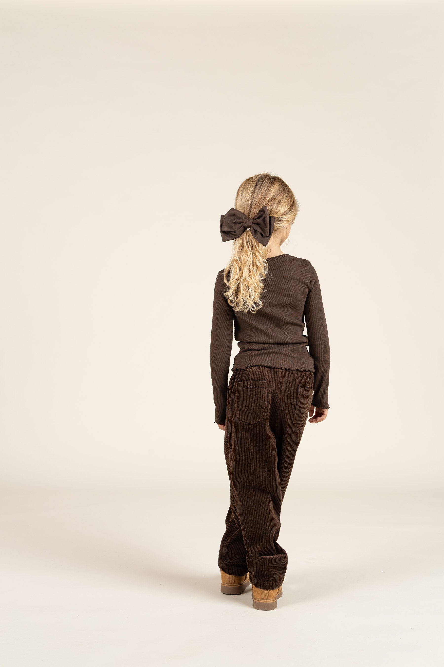 Breit-Cord Pull-on Hose - Kids - Chocolate | 100621 Margot