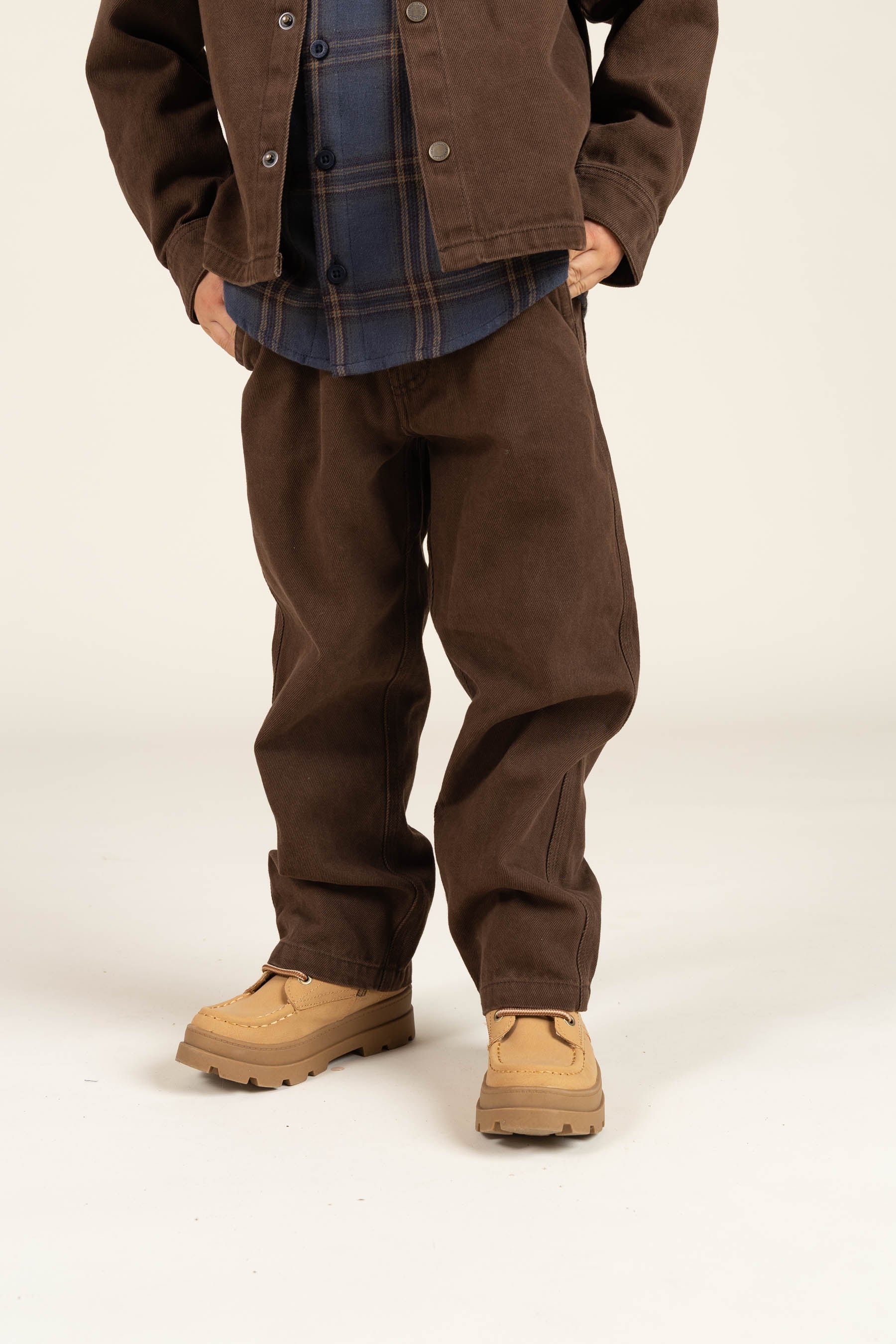 Twill-Hose - Kids - Chocolate | 100606 Carter