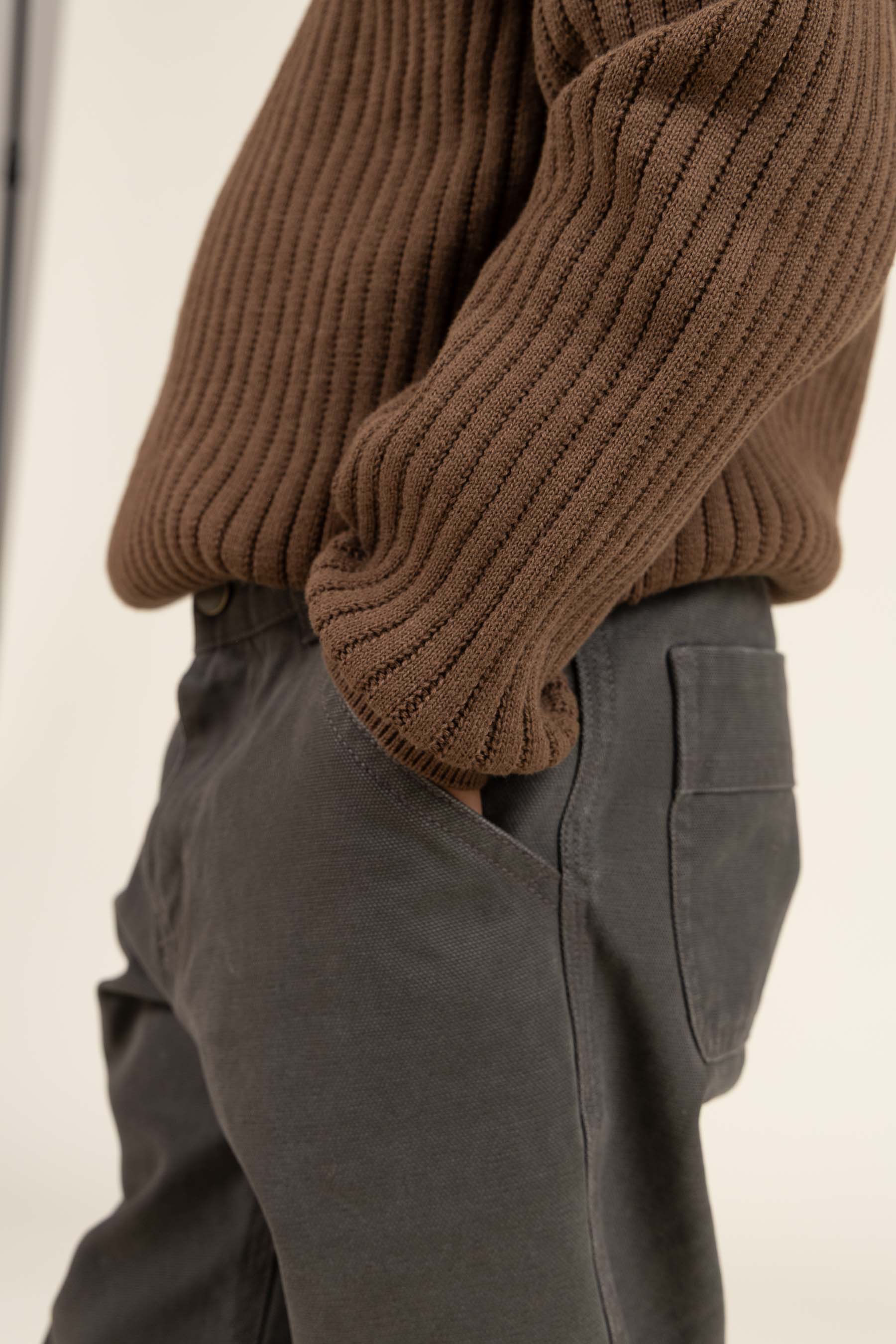 Canvas-Hose - Kids - Dark Grey | 100117 Dereck