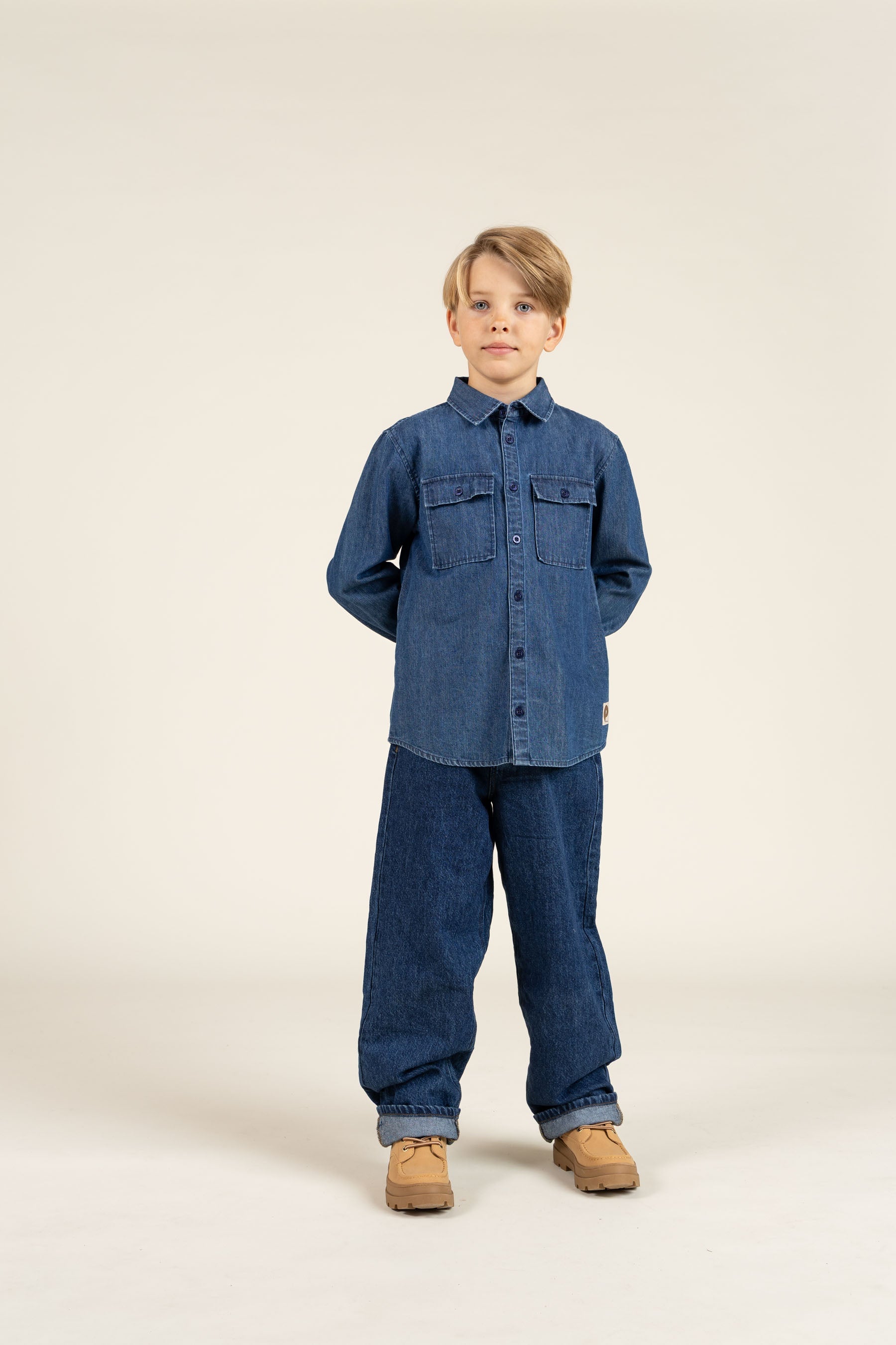 Jeanshemd - Tween - Dark Blue Denim | 100369 Delhi
