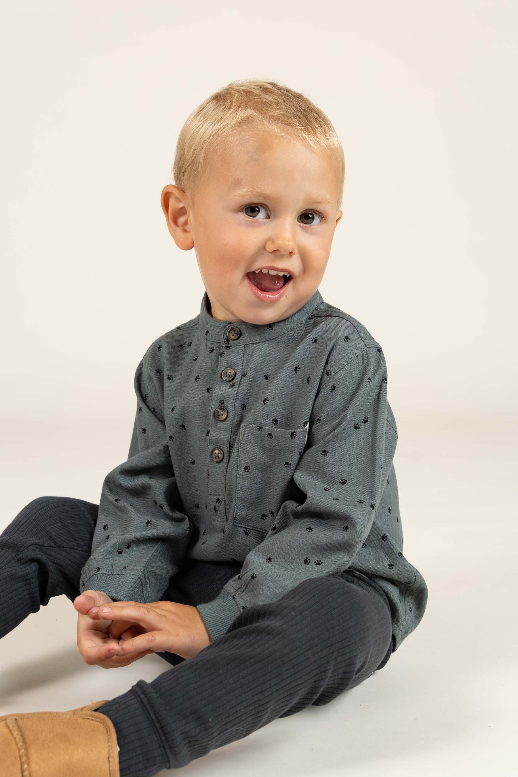 Baumwoll-Ripphose - Kids - Forest Green | 100572 Manson