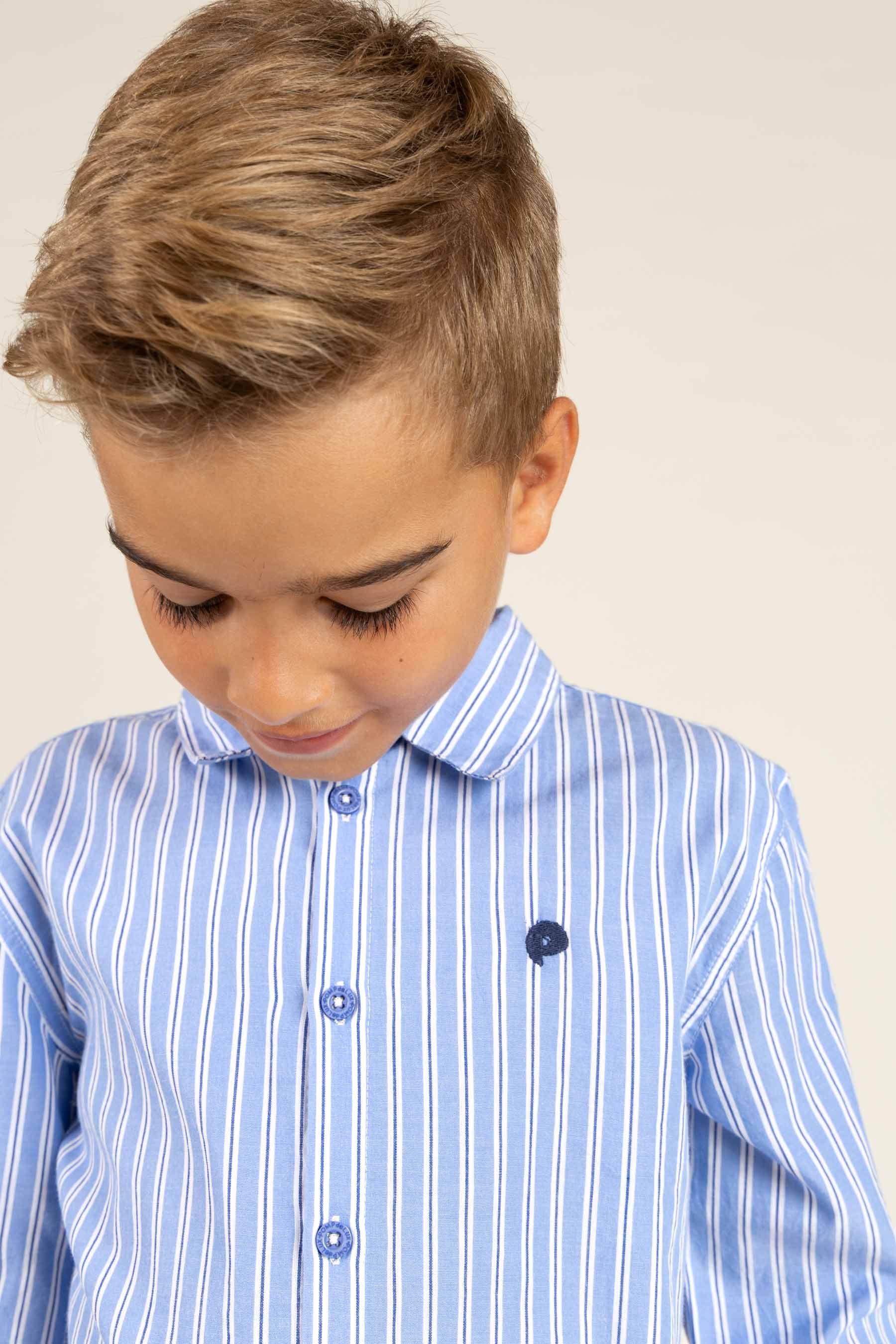 Gestreiftes Hemd - Tween - Blue Stripe | 100489 Kai