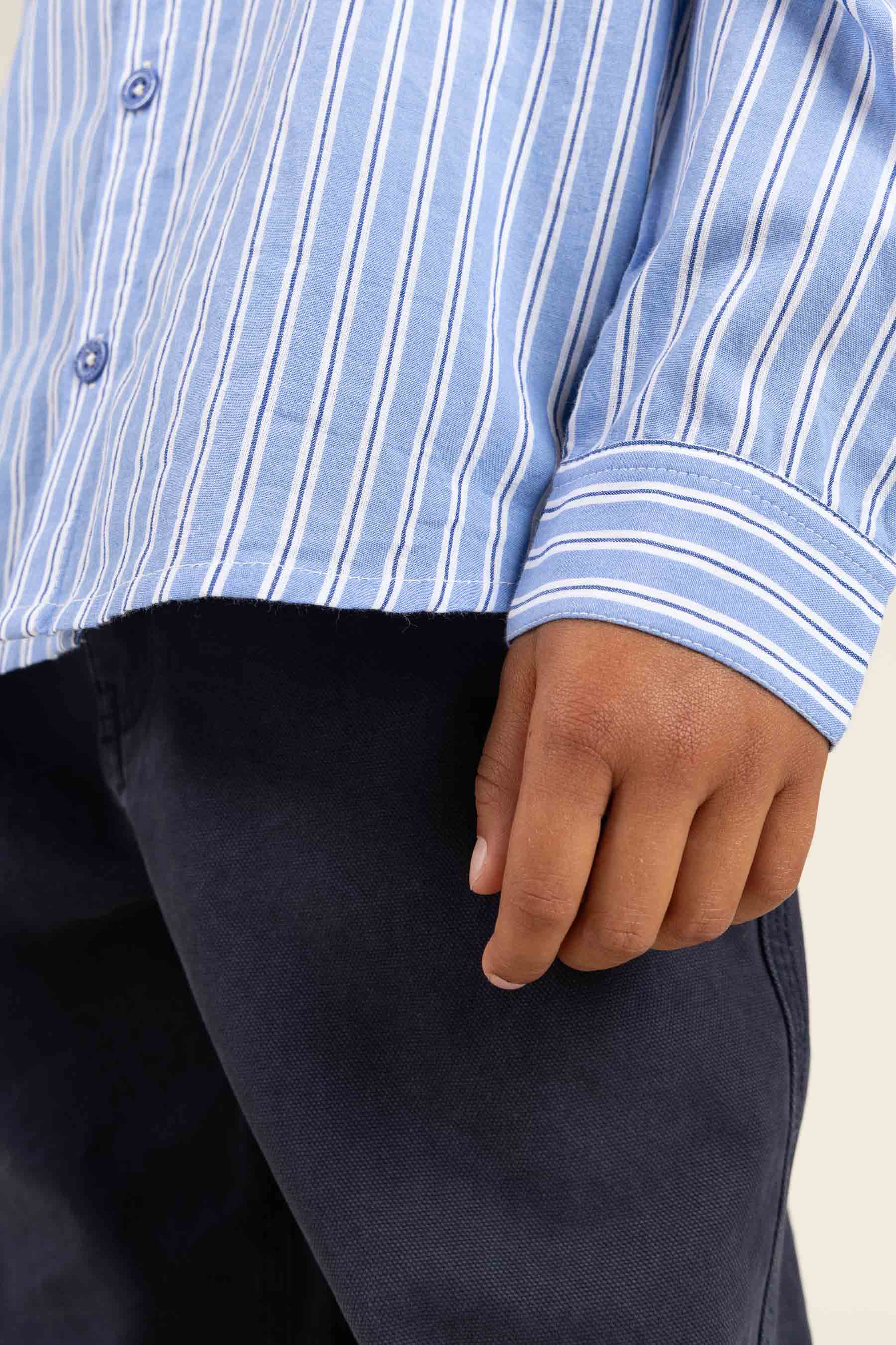 Gestreiftes Hemd - Tween - Blue Stripe | 100489 Kai