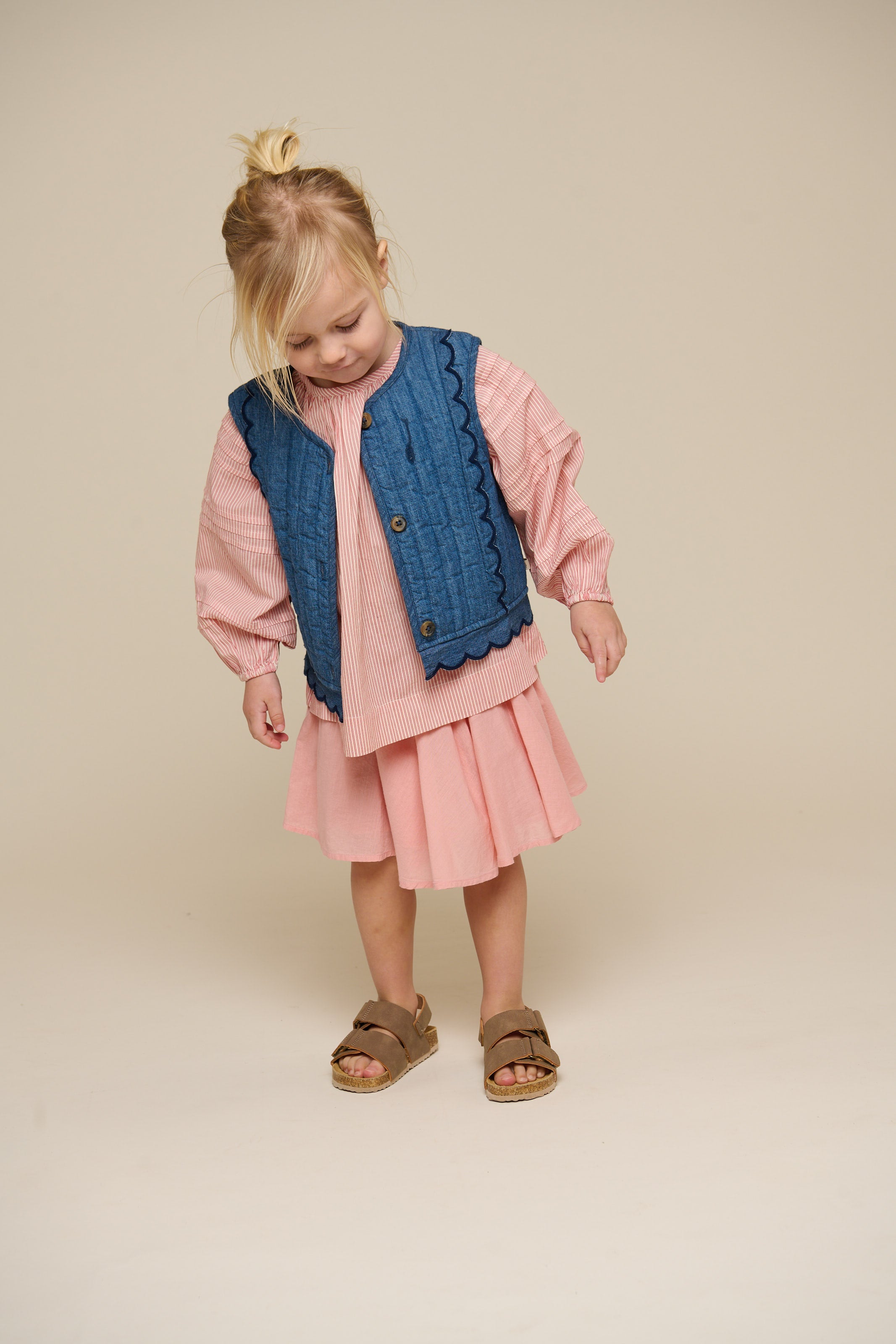 Gesteppte Denimweste - Kids - Blue Denim | 101052 Isabella