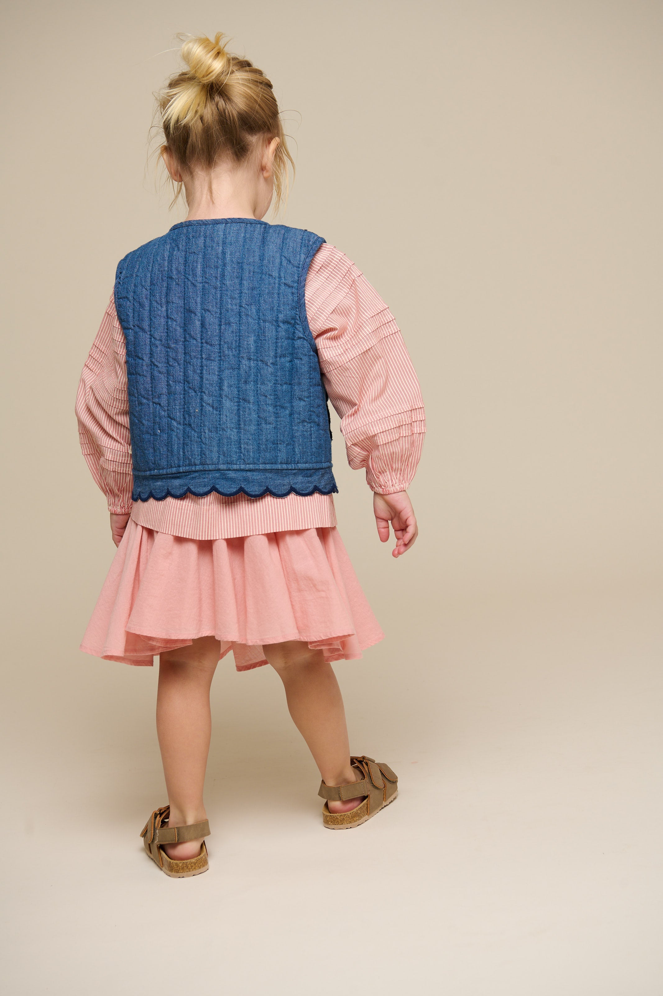 Gesteppte Denimweste - Kids - Blue Denim | 101052 Isabella