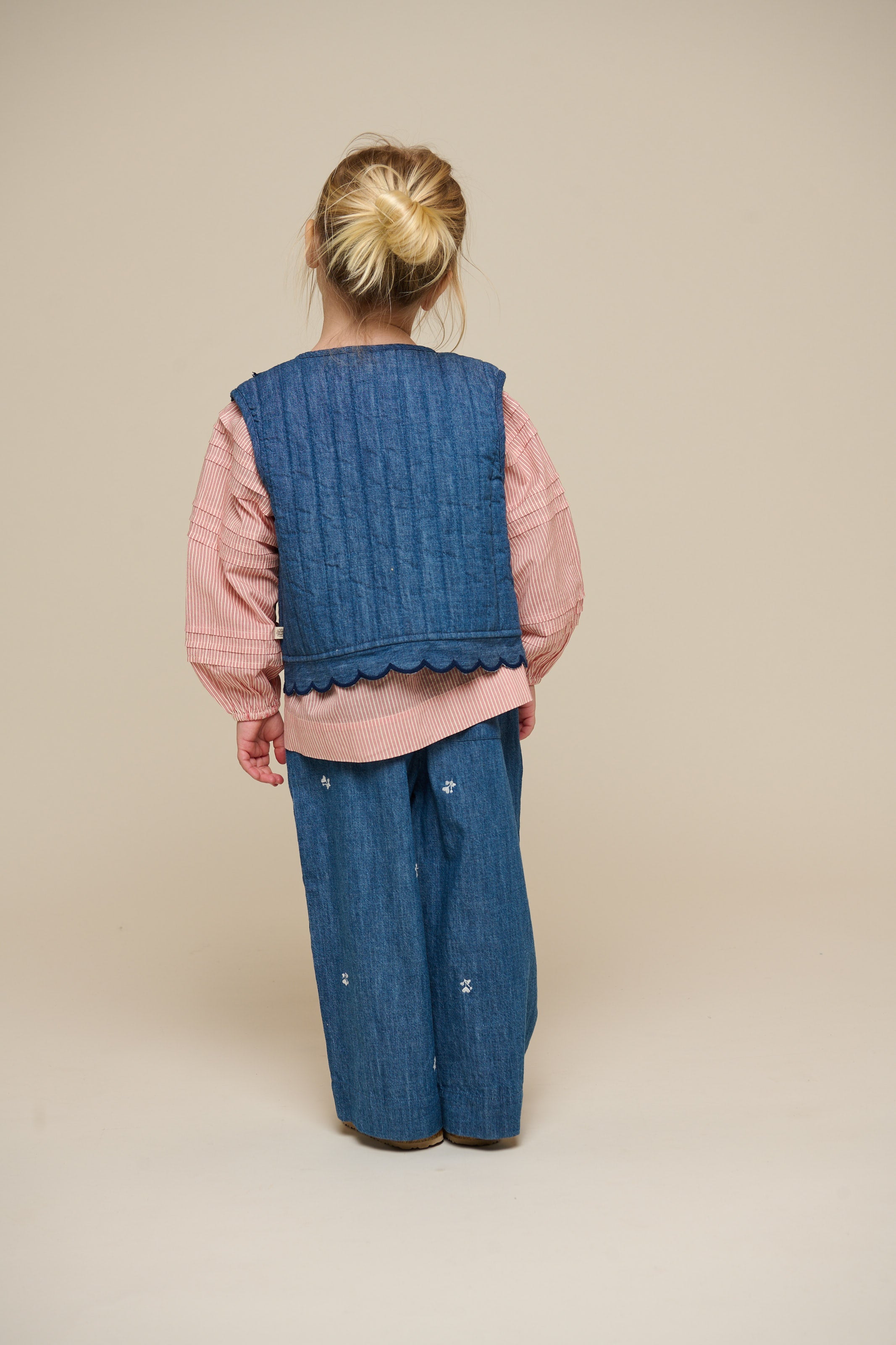 Gesteppte Denimweste - Kids - Blue Denim | 101052 Isabella